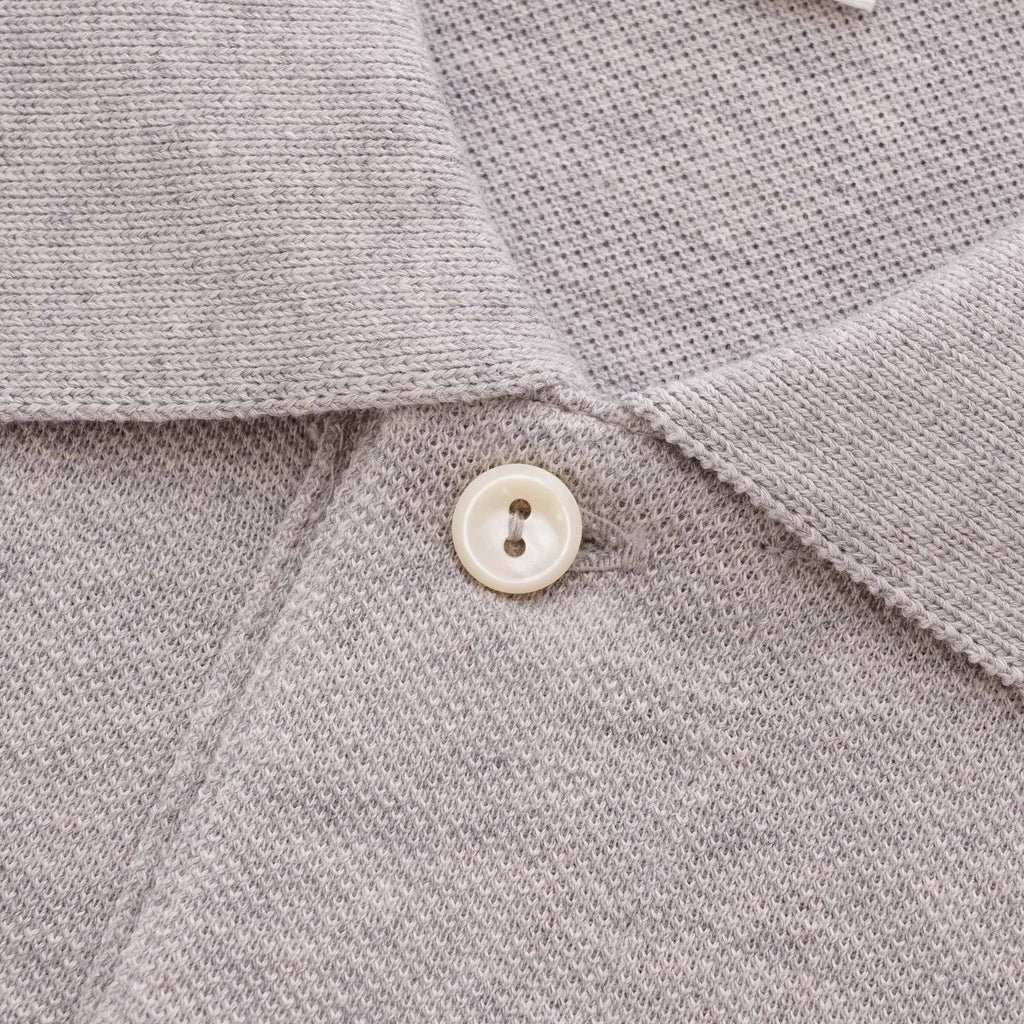 Lacoste L.13.13 Long Sleeve Polo Shirt - Silver Marl
