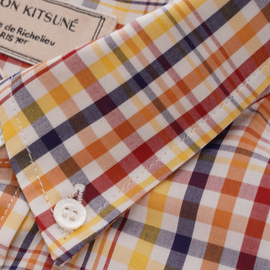 Maison Kitsune Check Classic Shirt - Multi