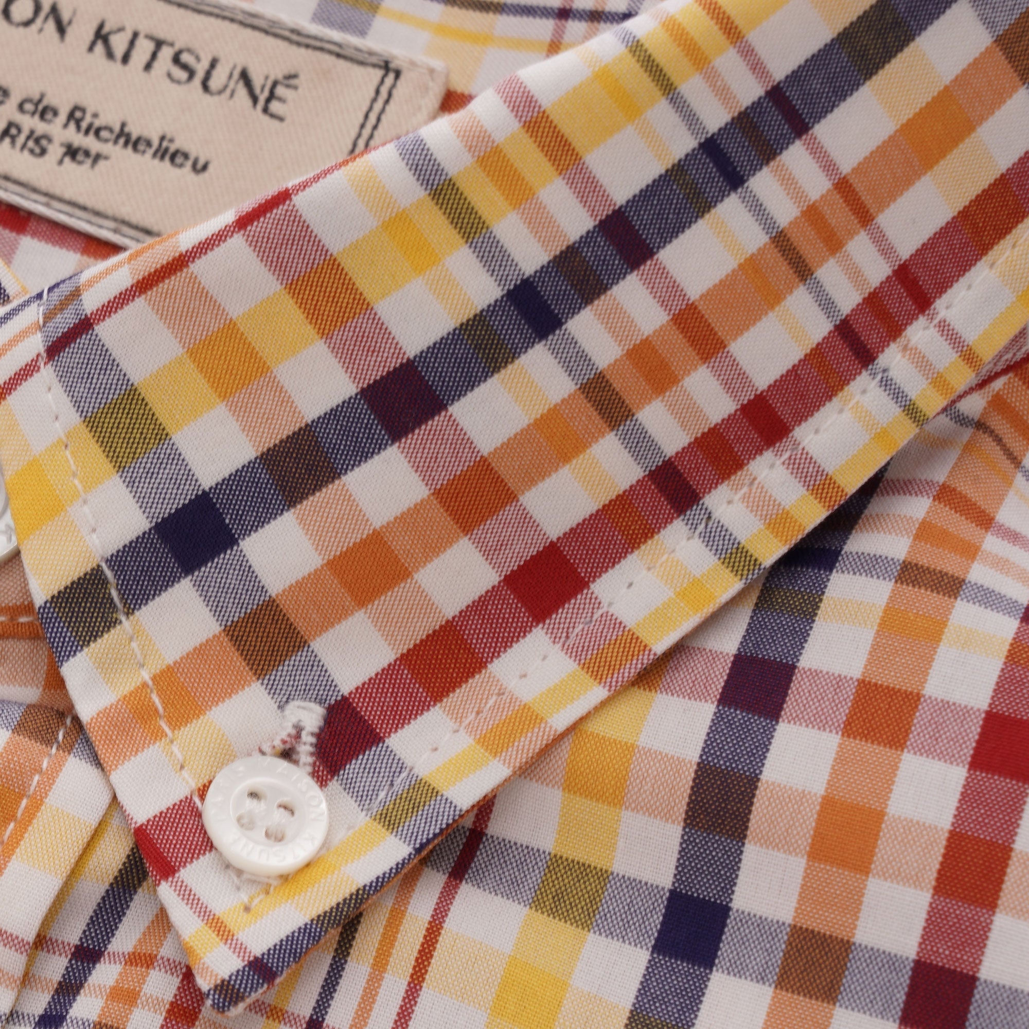 Maison Kitsune Check Classic Shirt - Multi
