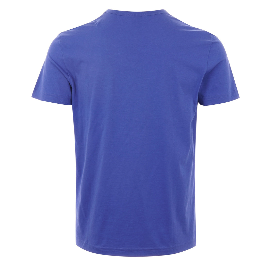 Boss Curved Logo T-Shirt - Blue