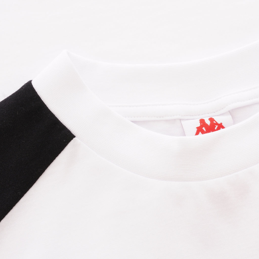 Kappa Authentic Balant T-Shirt - White, Red & Black