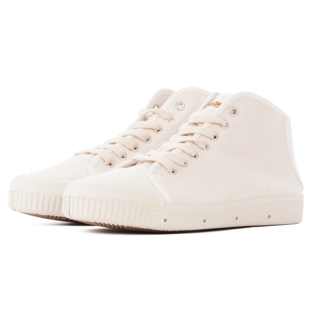 Spring Court B2 Washed Heavy Twill Shoes - Off White