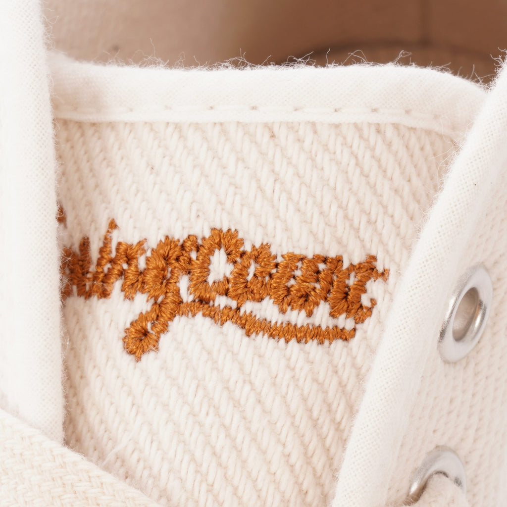 Spring Court B2 Washed Heavy Twill Shoes - Off White