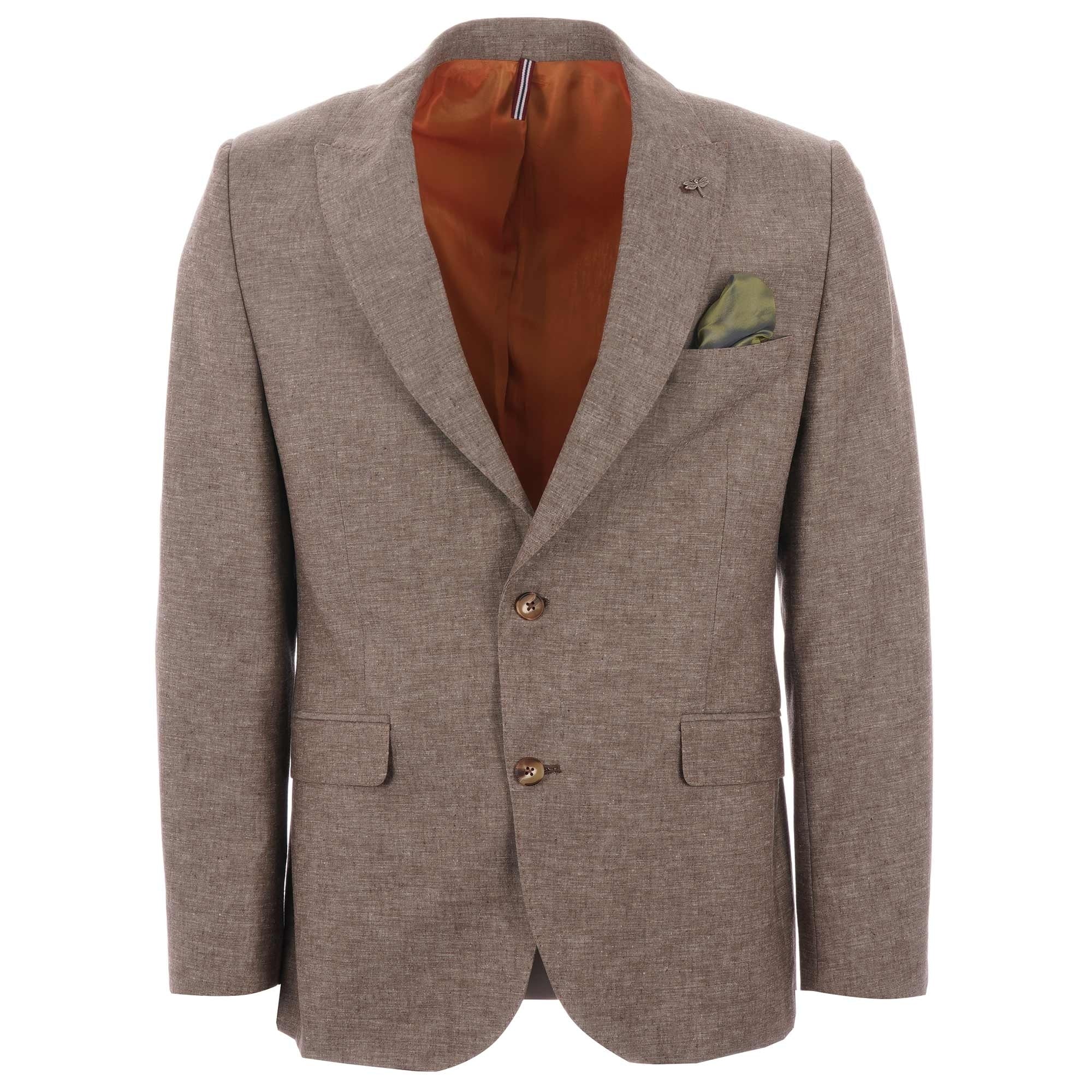 Gibson London Linen Jacket - Stone