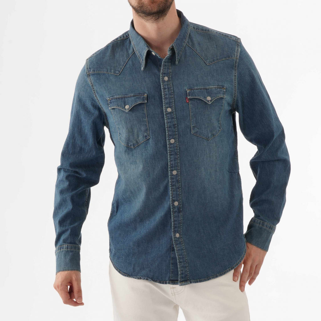 Levi's® Barstow Western Shirt - Dark Denim