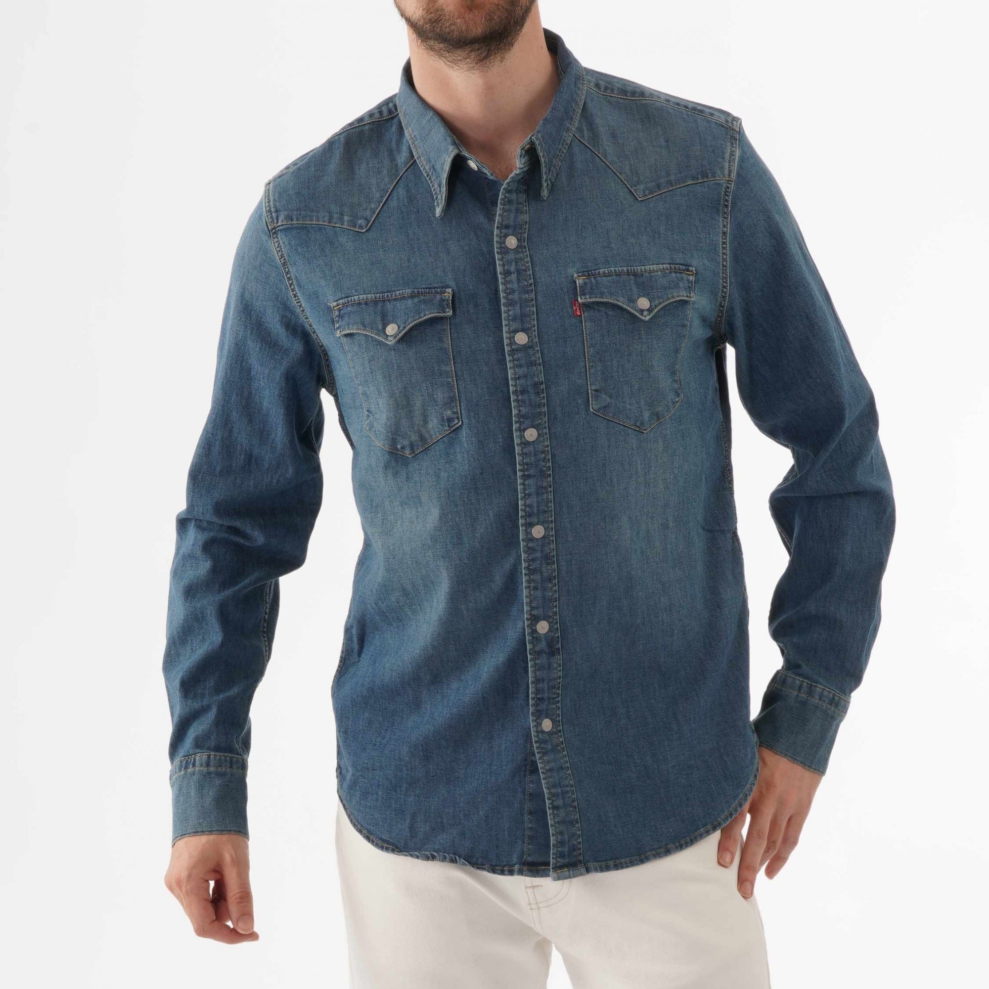 Levi's® Barstow Western Shirt - Dark Denim