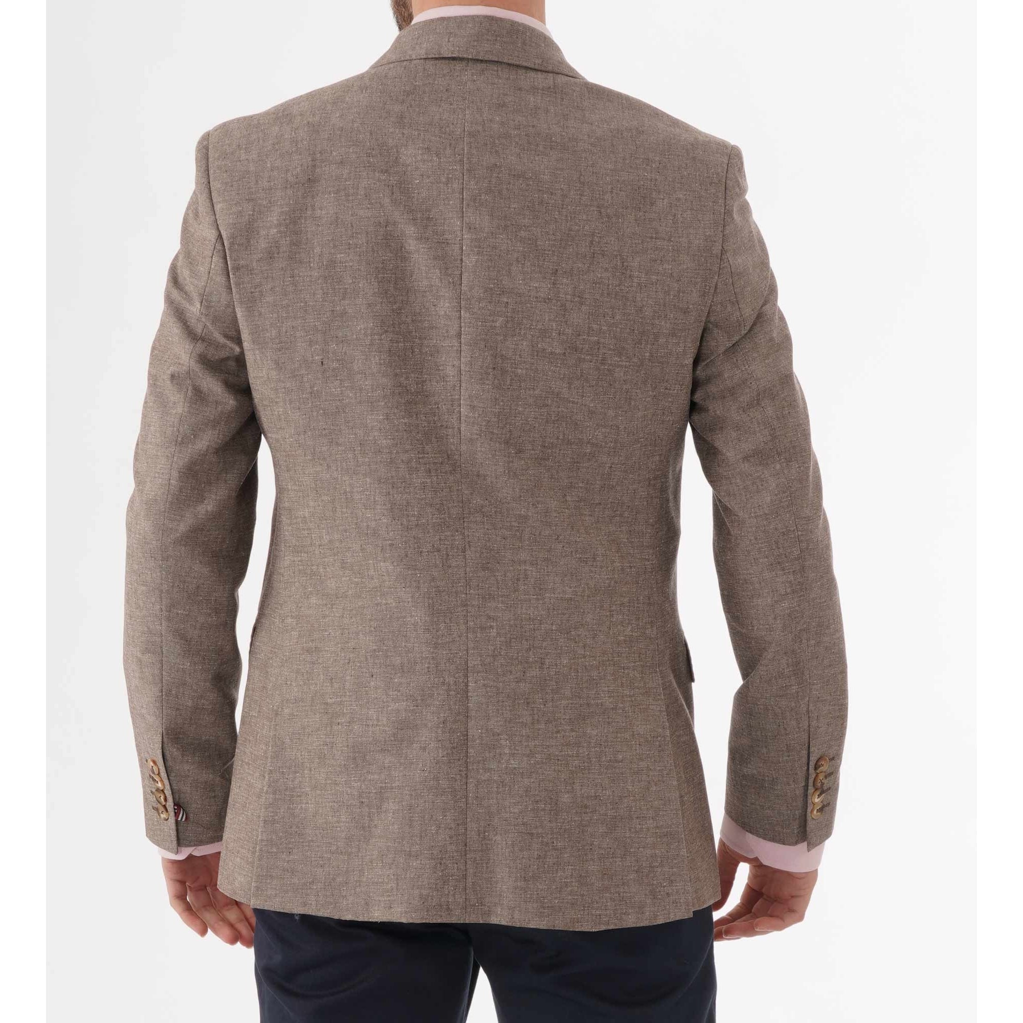 Gibson London Linen Jacket - Stone
