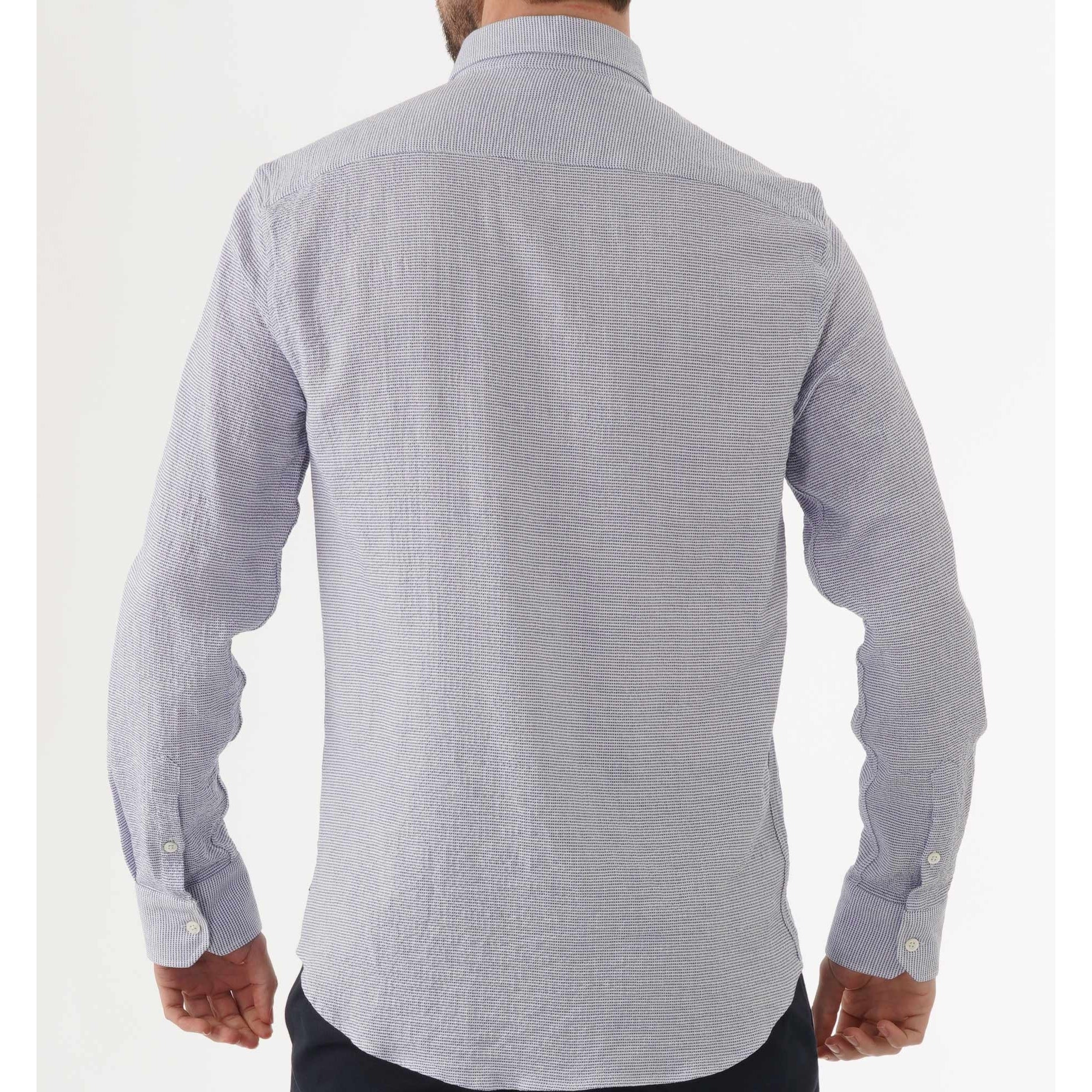 Emporio Armani Long Sleeve Casual Shirt - Blue