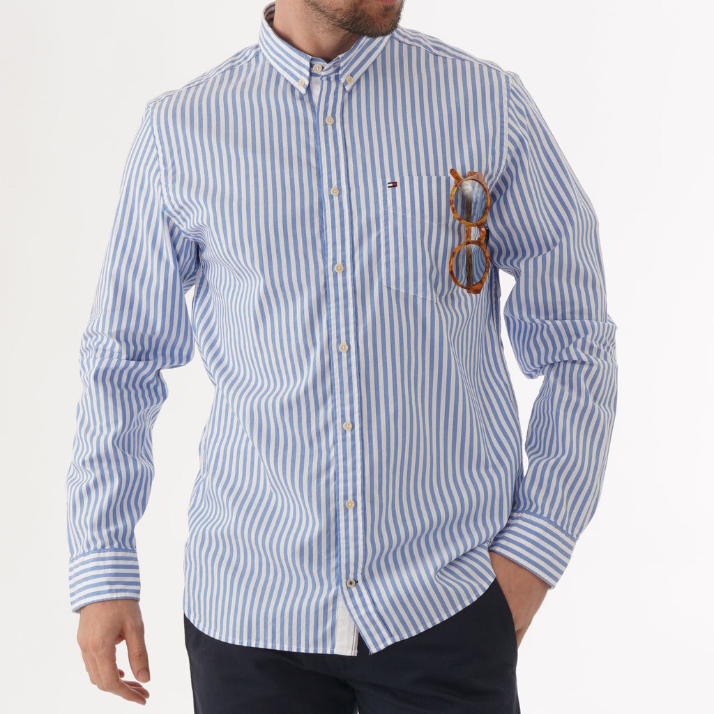 Tommy Hilfiger Striped Oxford Shirt - Regatta