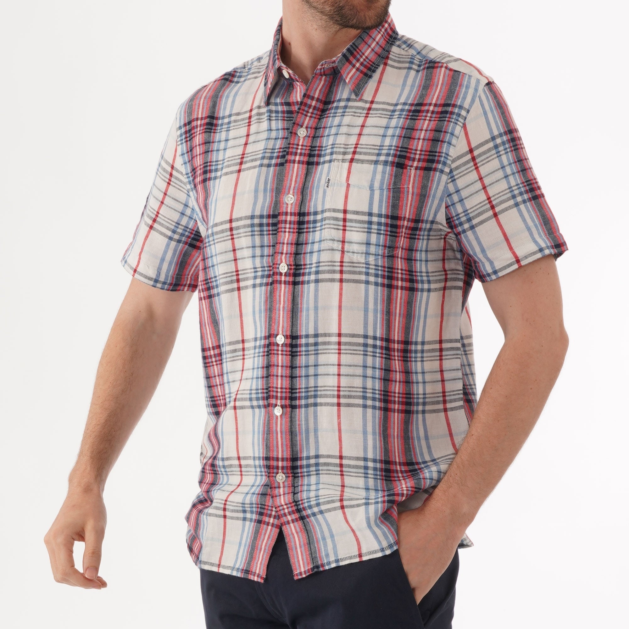 Levi's® Short Sleeve Sunset Shirt - Maydole Marshmallow