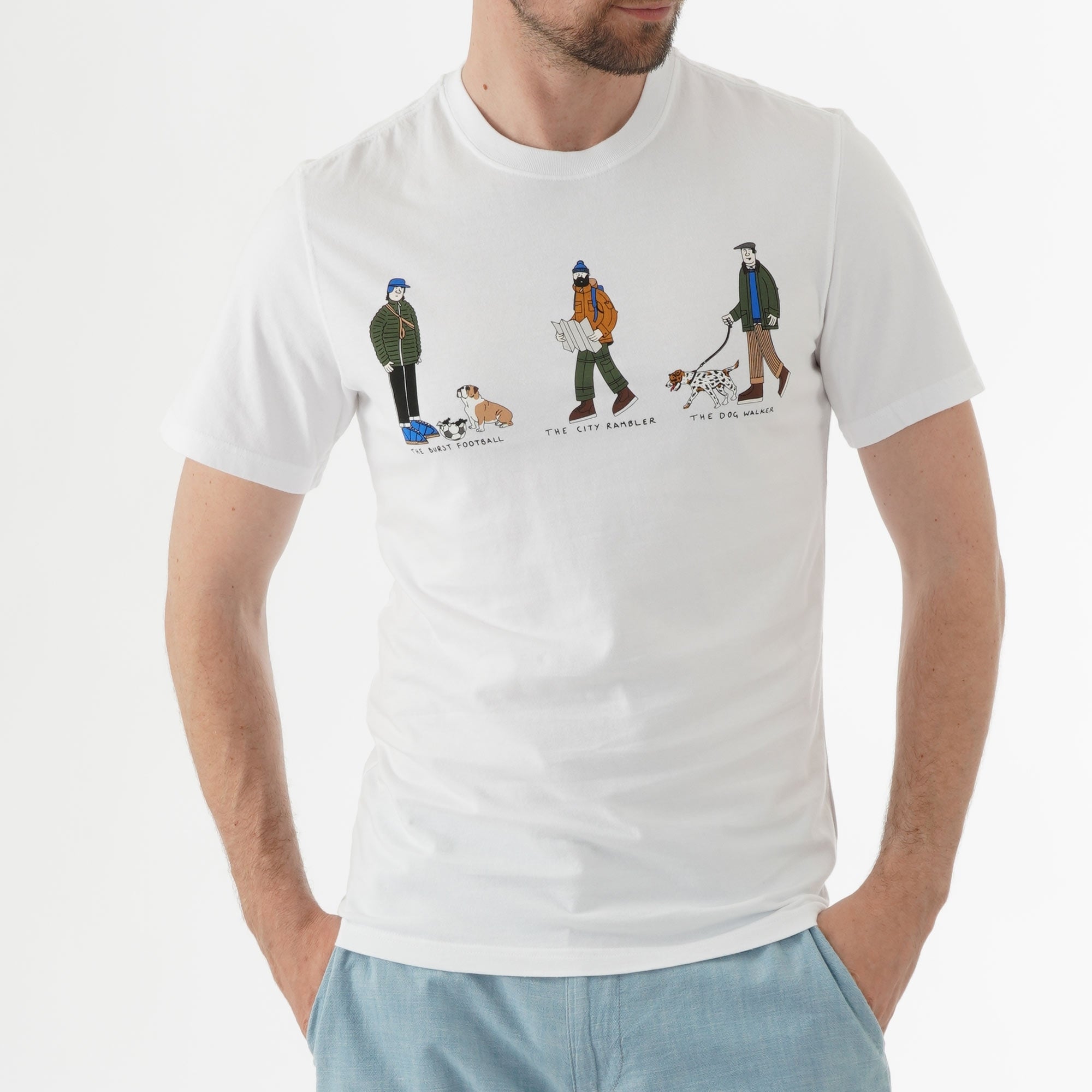 Barbour x Josh Parkin Illustrated T-Shirt - White