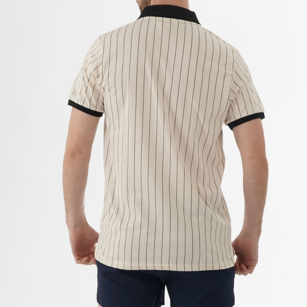 Fila Vintage BB1 Polo Shirt - Sand Dollar