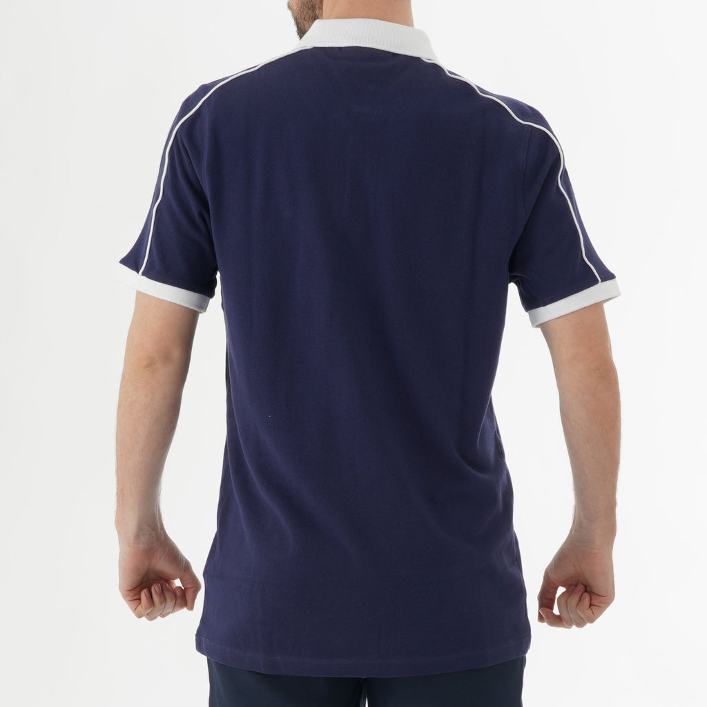 Fila Vintage Klein Polo Shirt - Peacoat & White