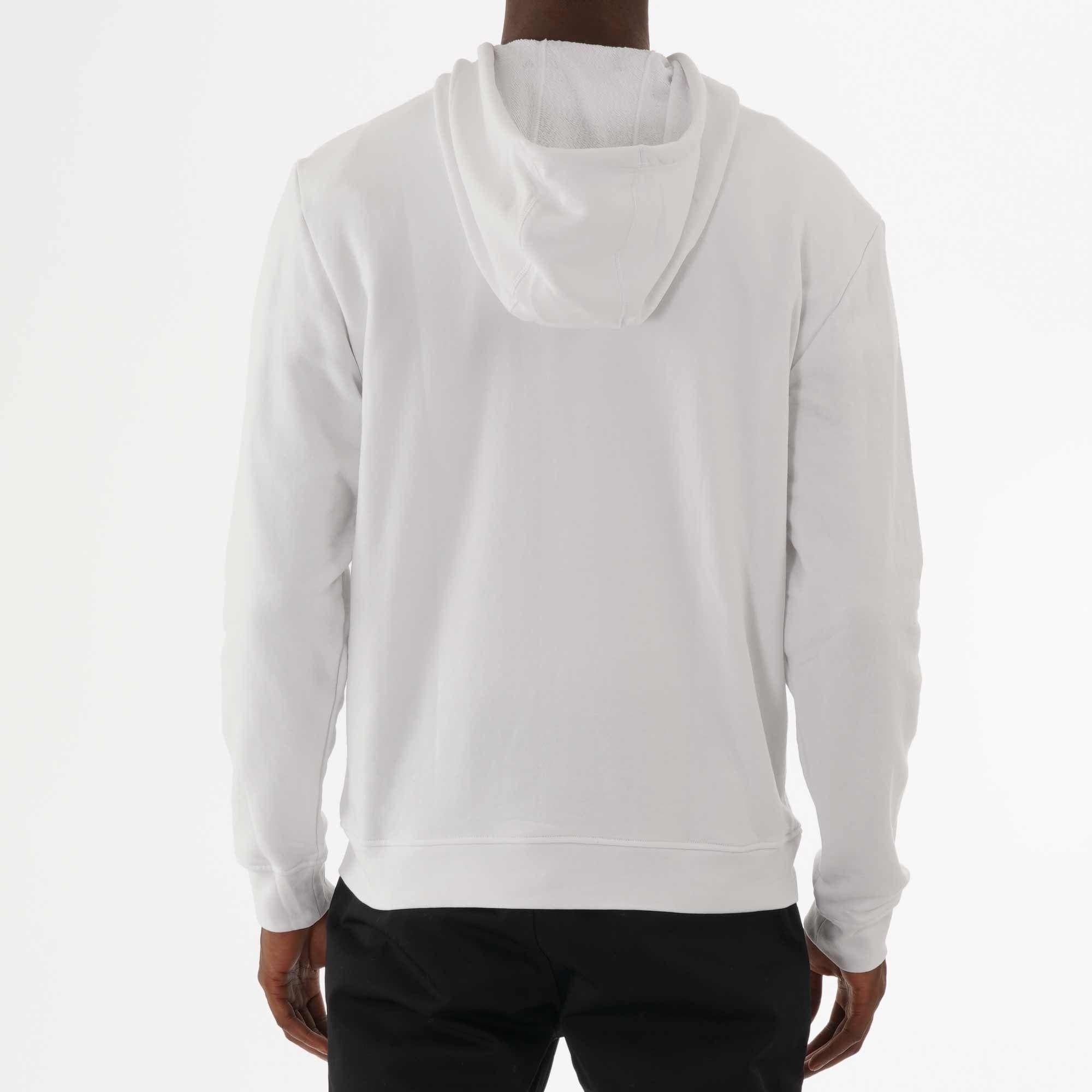Lacoste Large Logo Hoodie - White