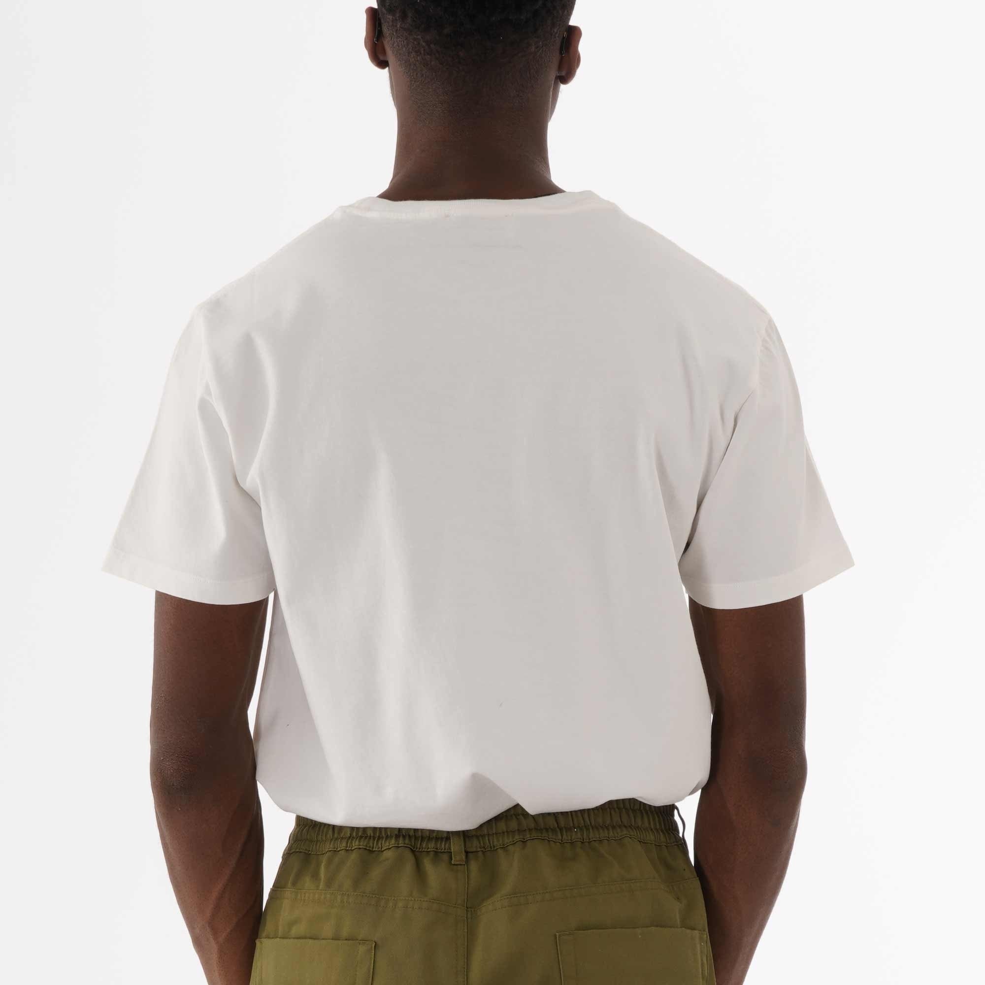 Maison Kitsune Resting Fox Patch T-Shirt - Ecru