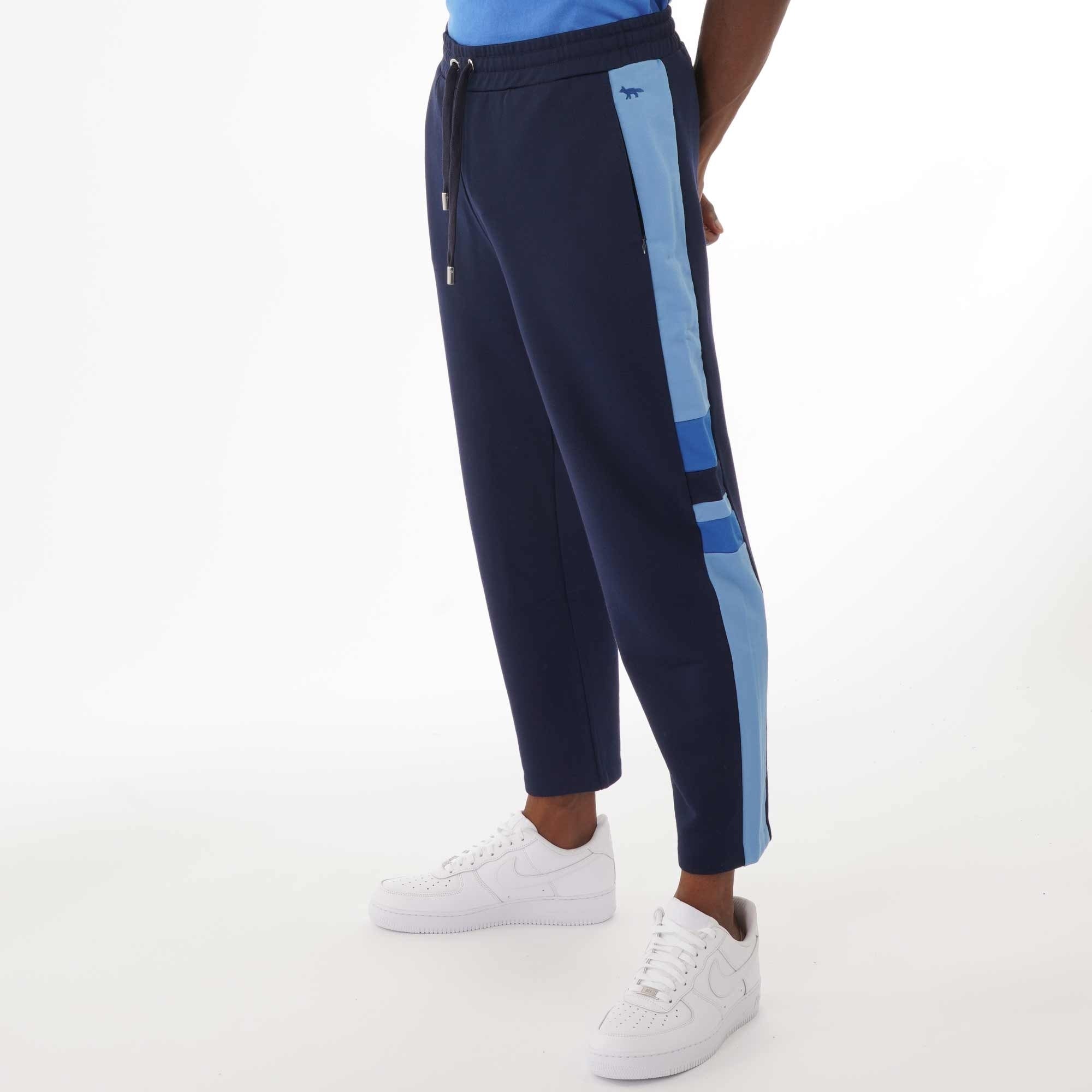 Maison Kitsune Technical Track Pants - Navy