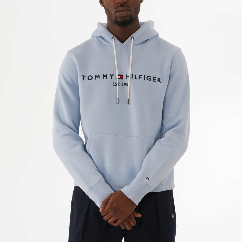 Tommy Hilfiger Tommy Logo Hoodie - Chambray Blue