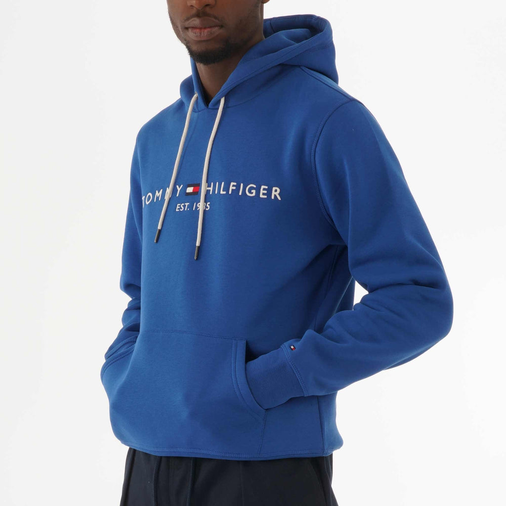 Tommy Hilfiger Tommy Logo Hoodie - Blue Quartz