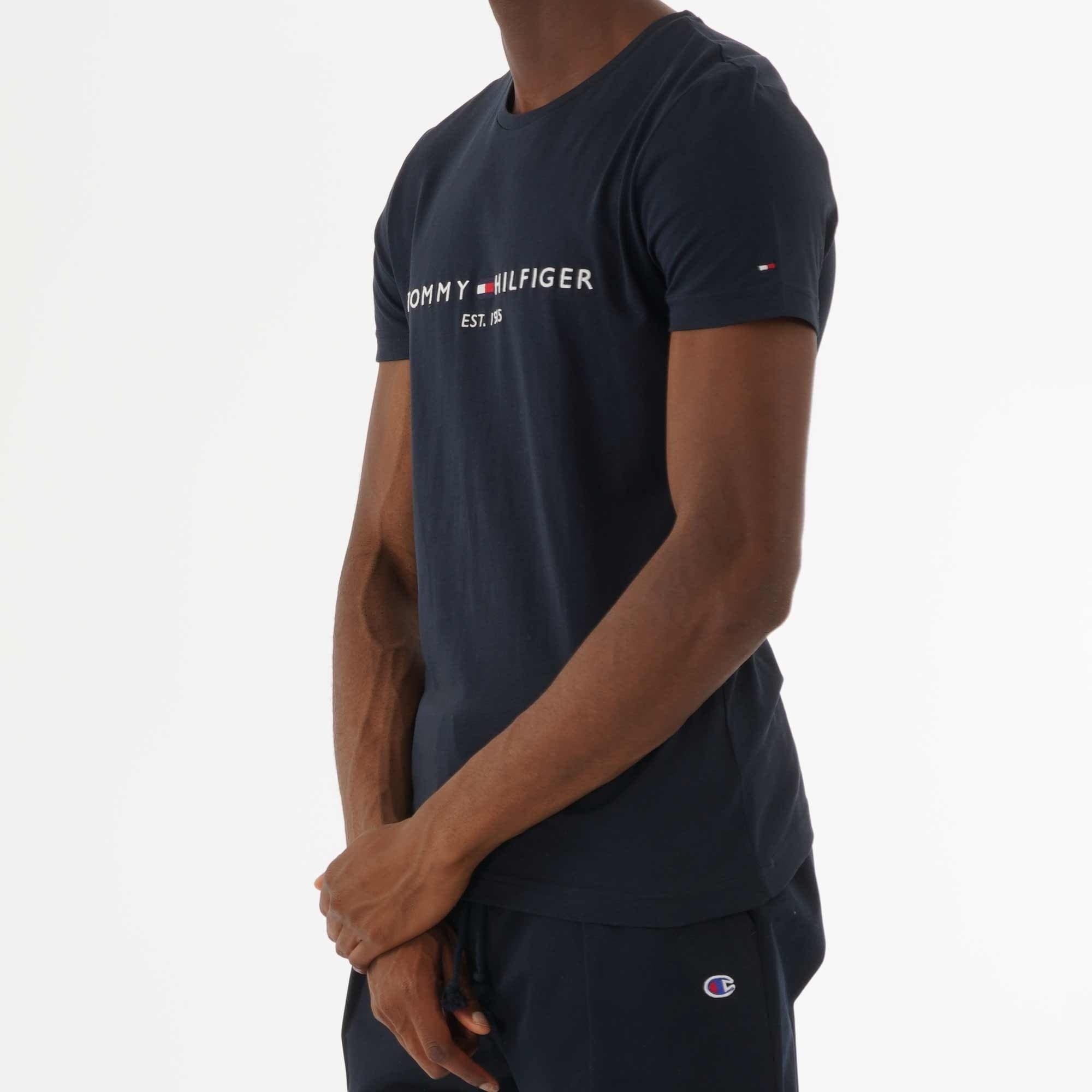 Tommy Hilfiger Logo T-Shirt - Sky Captain