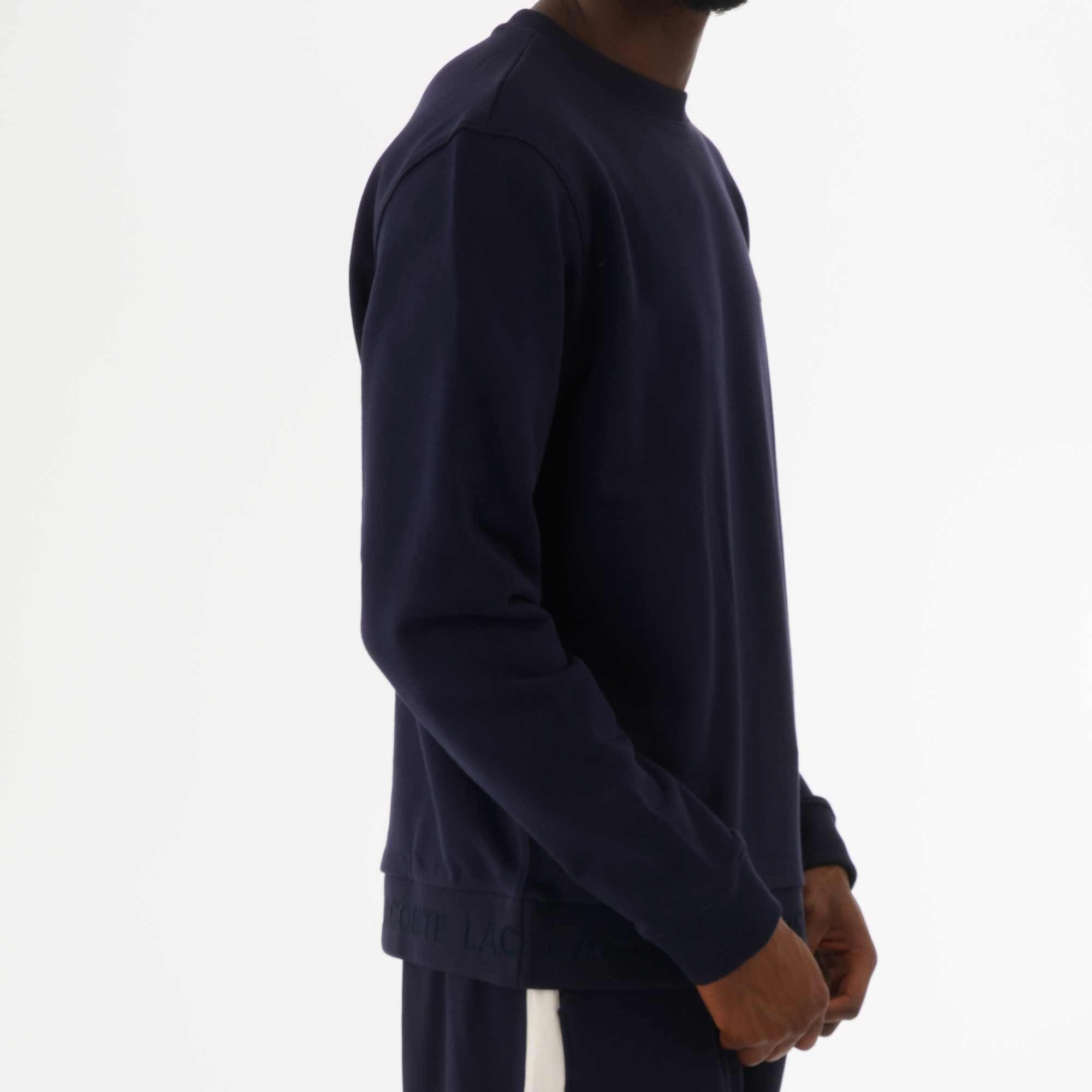 Lacoste Contrast Accents Sweatshirt - Navy