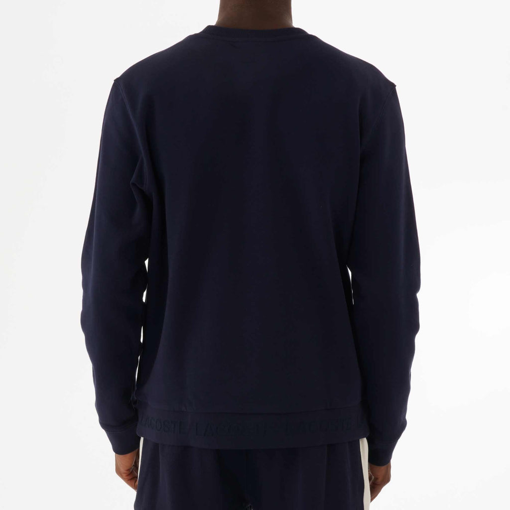Lacoste Contrast Accents Sweatshirt - Navy