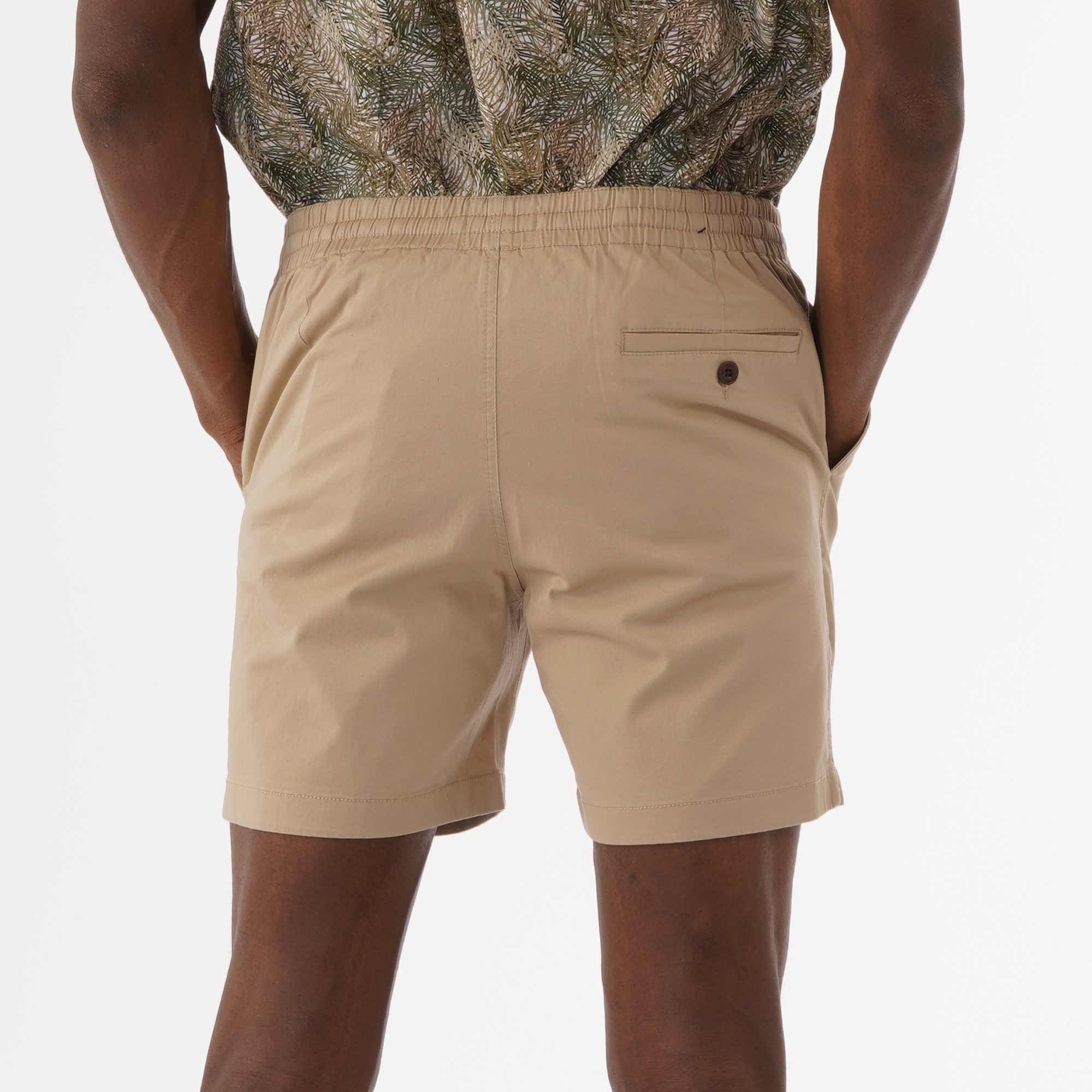 Farah Archive The Val Stretch Twill Shorts - Light Sand