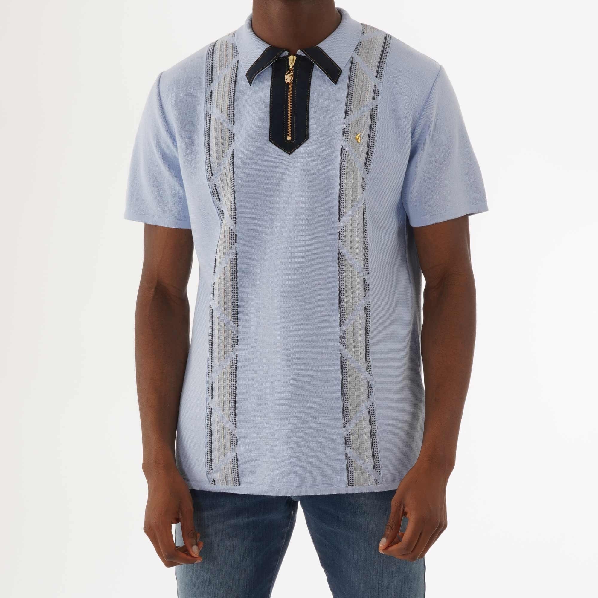Gabicci Vintage Limited Edition Birdseye Polo Shirt - Mist