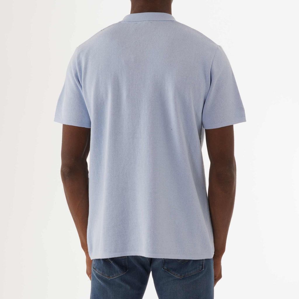 Gabicci Vintage Limited Edition Birdseye Polo Shirt - Mist