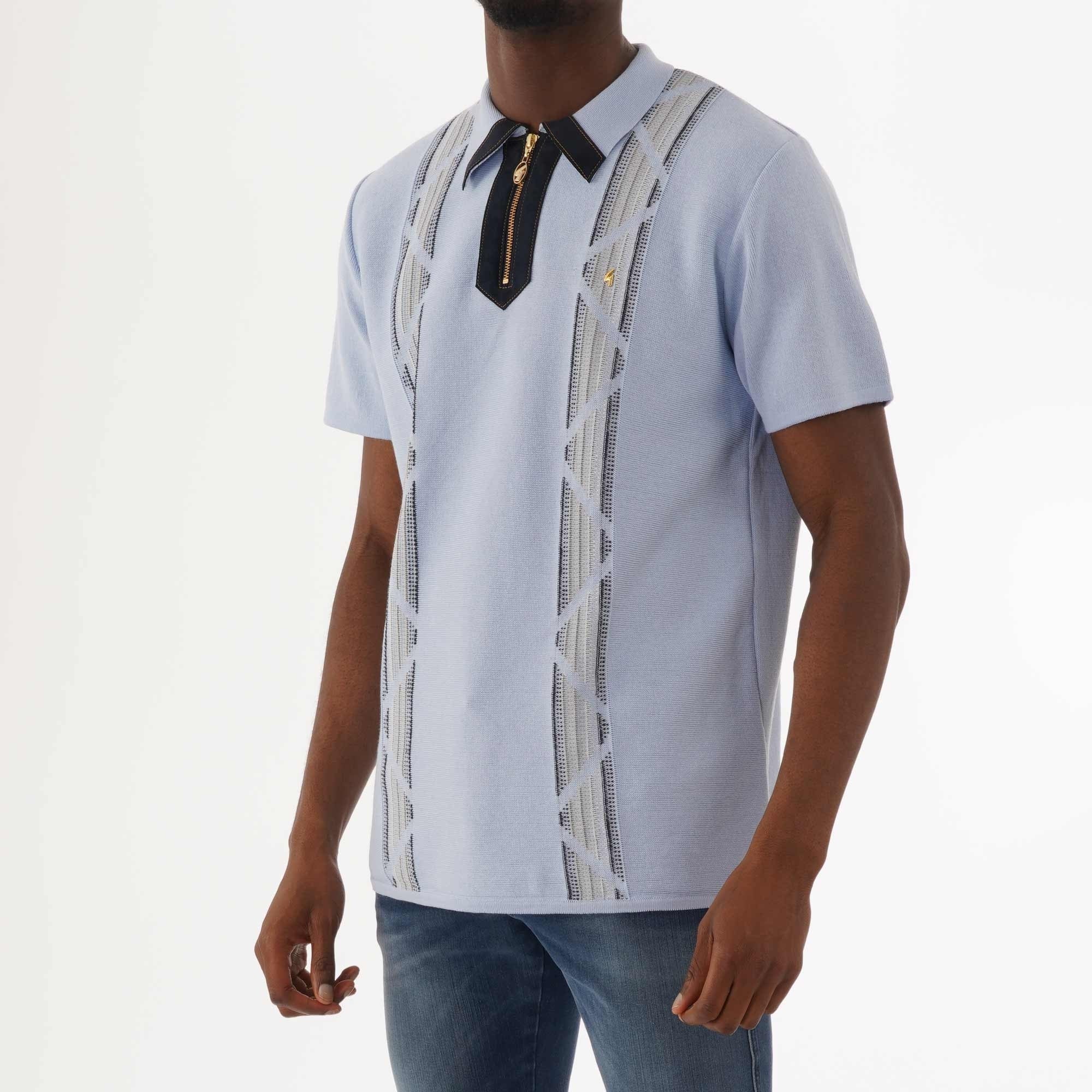 Gabicci Vintage Limited Edition Birdseye Polo Shirt - Mist