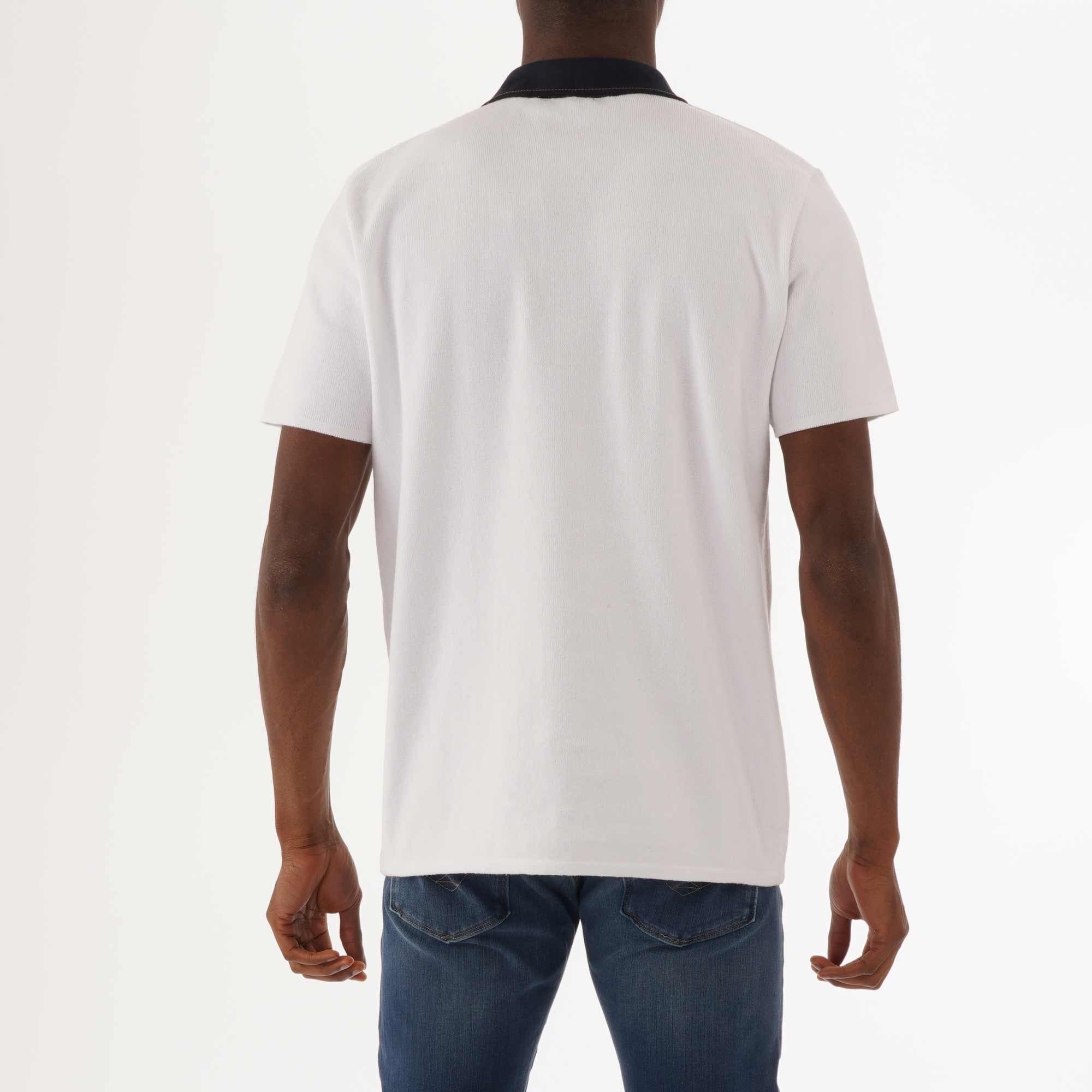 Gabicci Vintage Limited Edition Hawk Polo Shirt - White