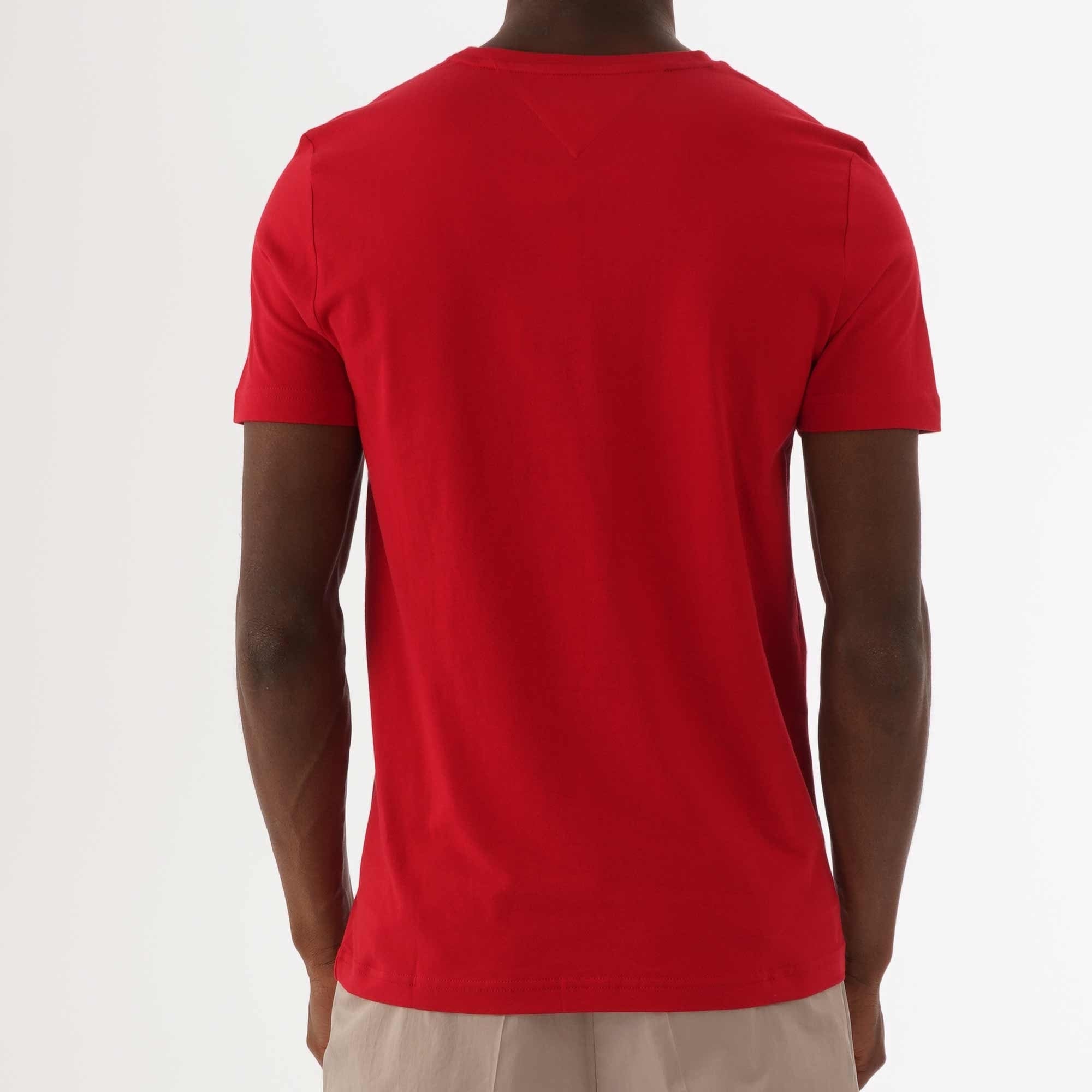 Tommy Hilfiger Logo T-Shirt - Haute Red