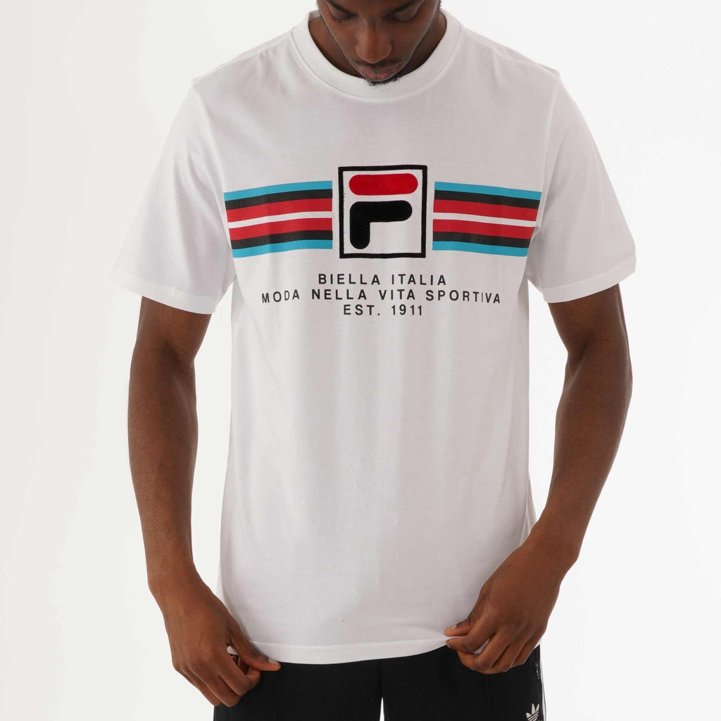 Fila Vintage Mercedes T-Shirt -  White