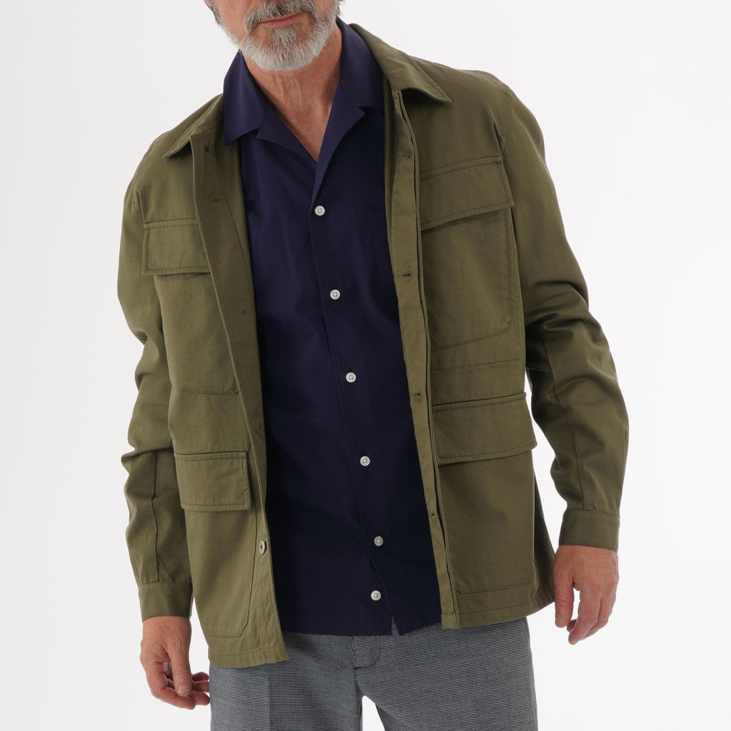 Universal Works MW Fatigue Jacket - Light Olive Twill