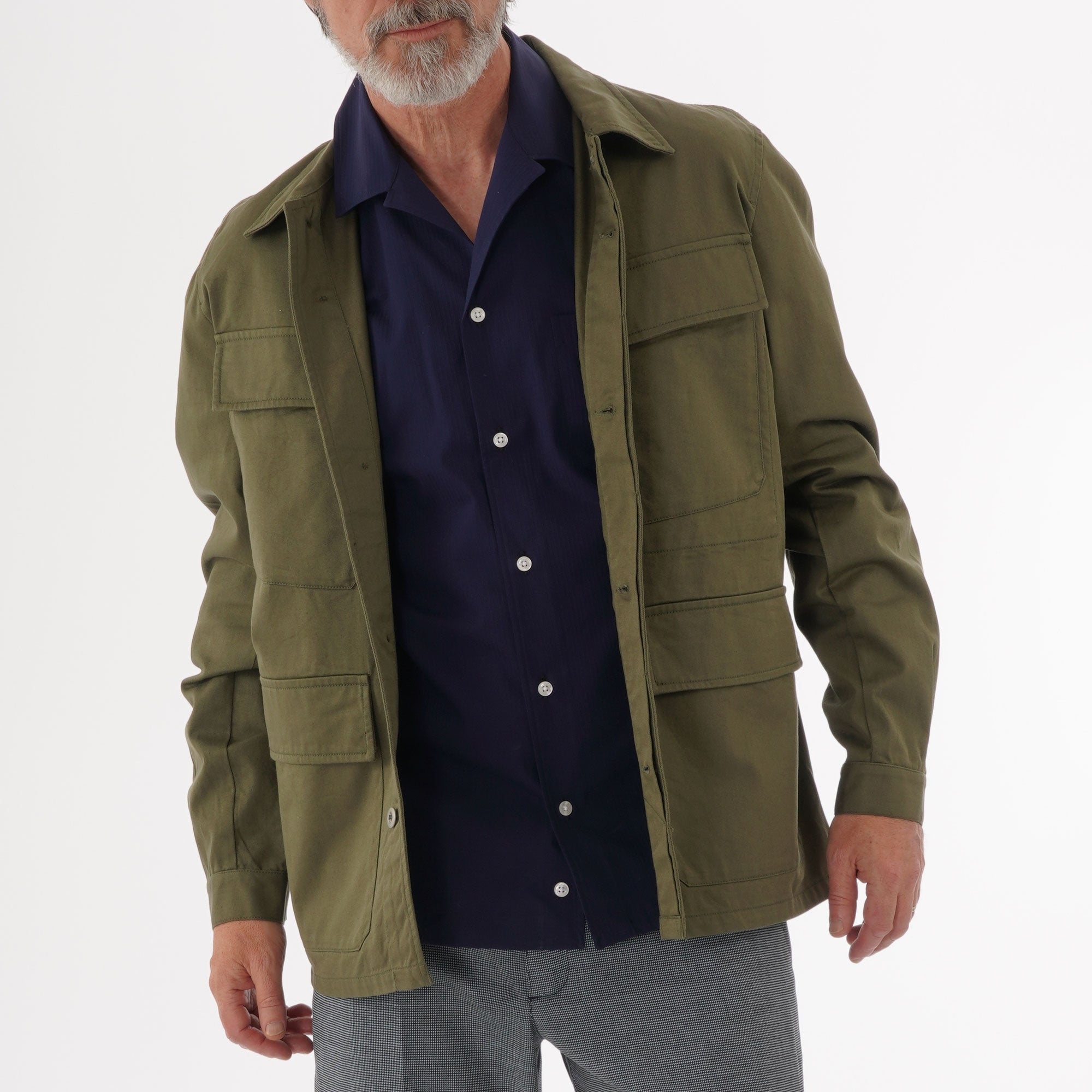 Universal Works MW Fatigue Jacket - Light Olive Twill