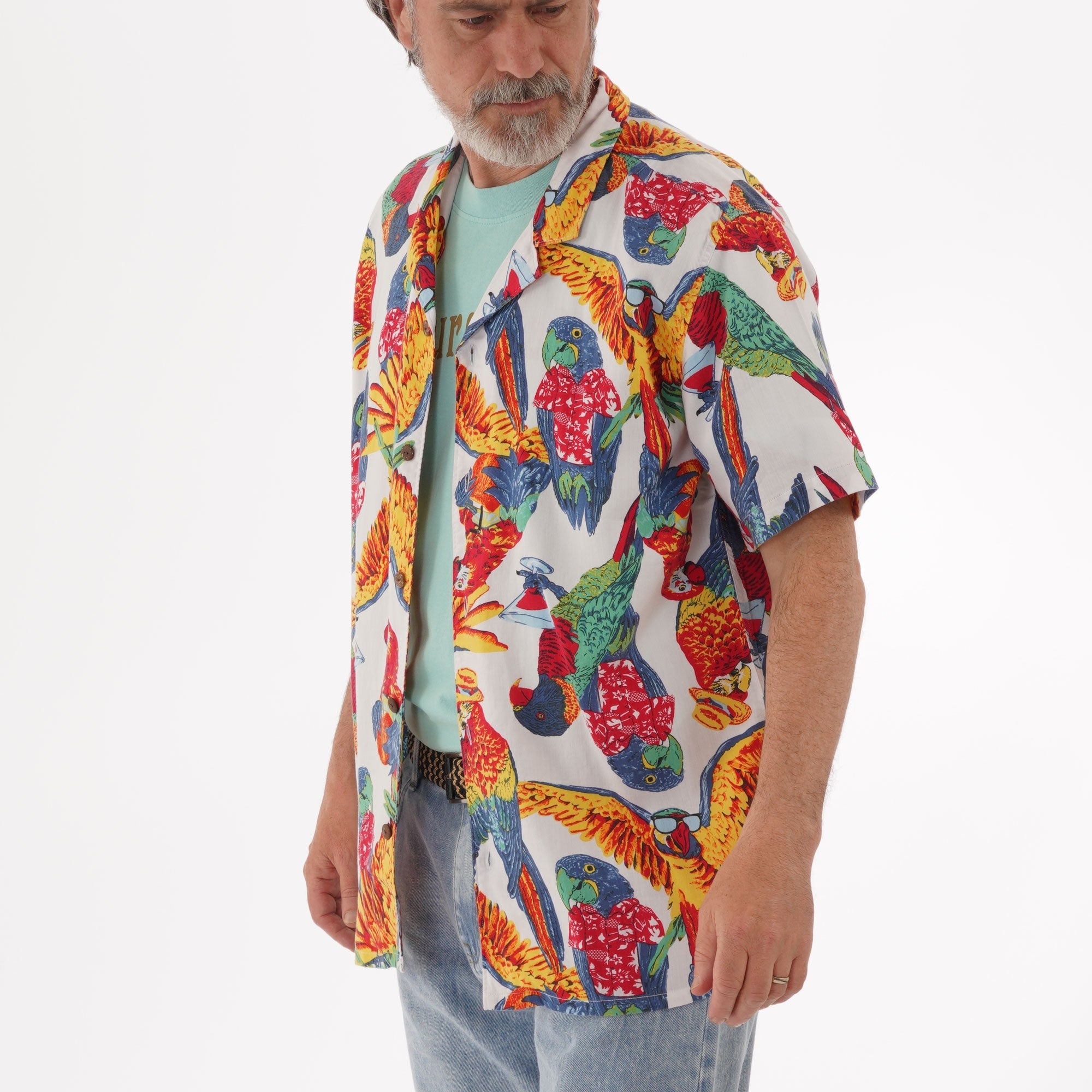 Levi's® Cubano Short Sleeve Shirt - Parrots Brilliant White