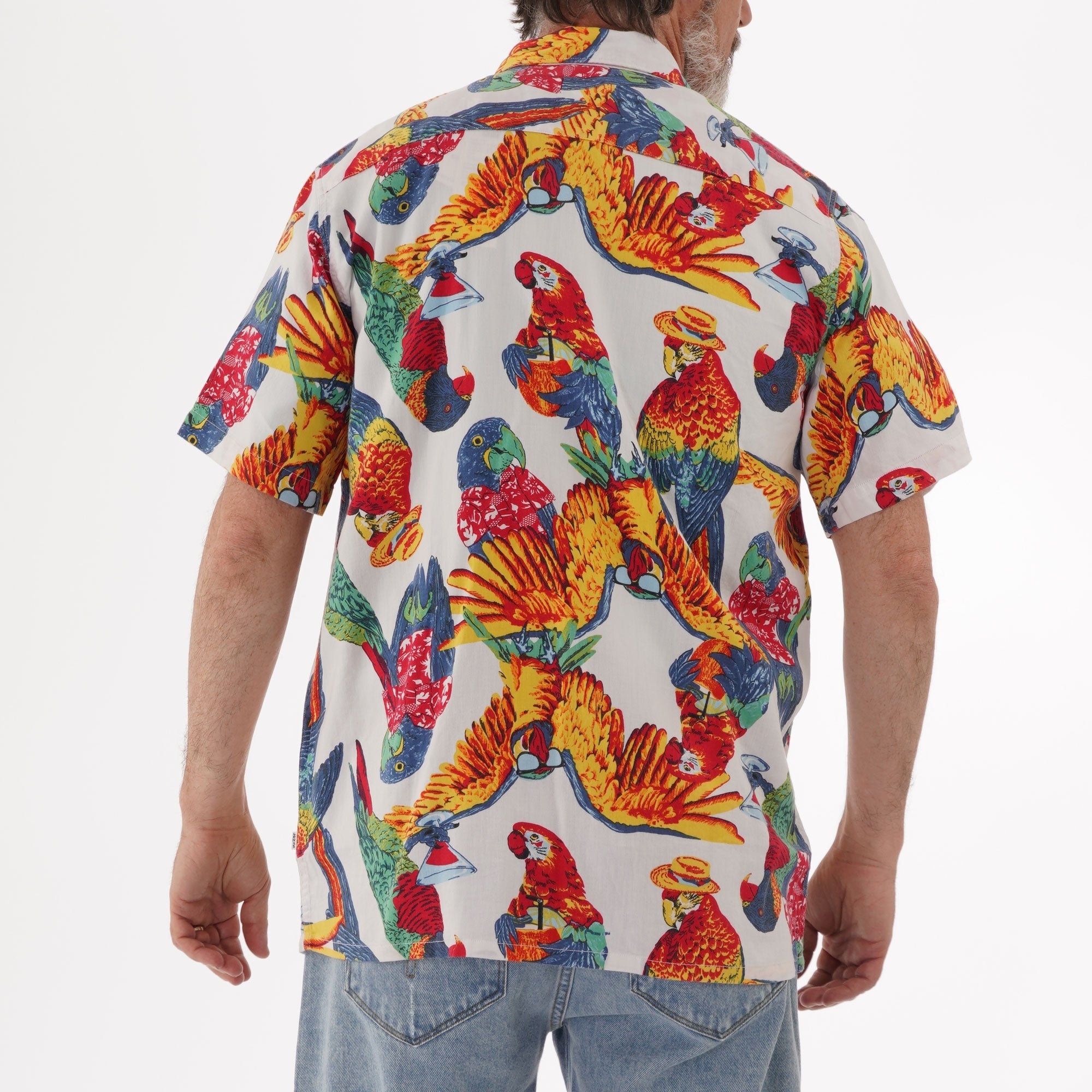 Levi's® Cubano Short Sleeve Shirt - Parrots Brilliant White