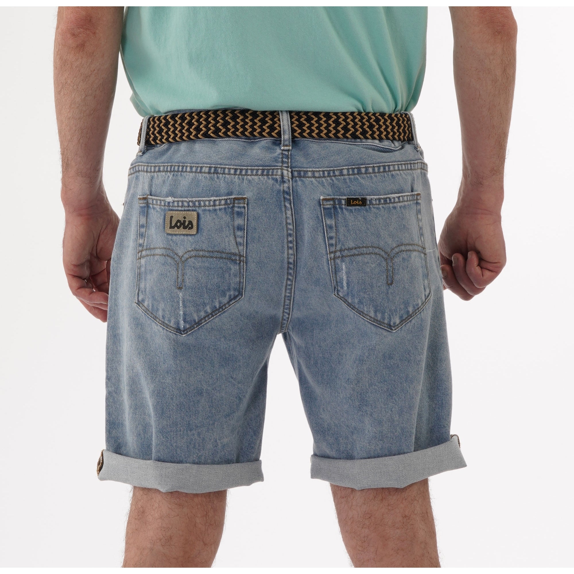 Lois Jeans Sancho Denim Shorts - Bleach