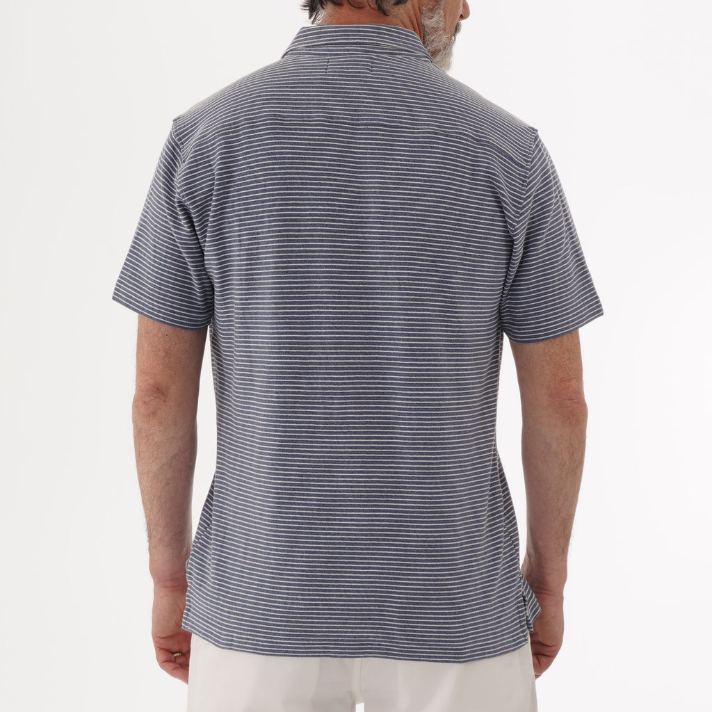Oliver Spencer Hawaiian Jersey Shirt - Arman Blue