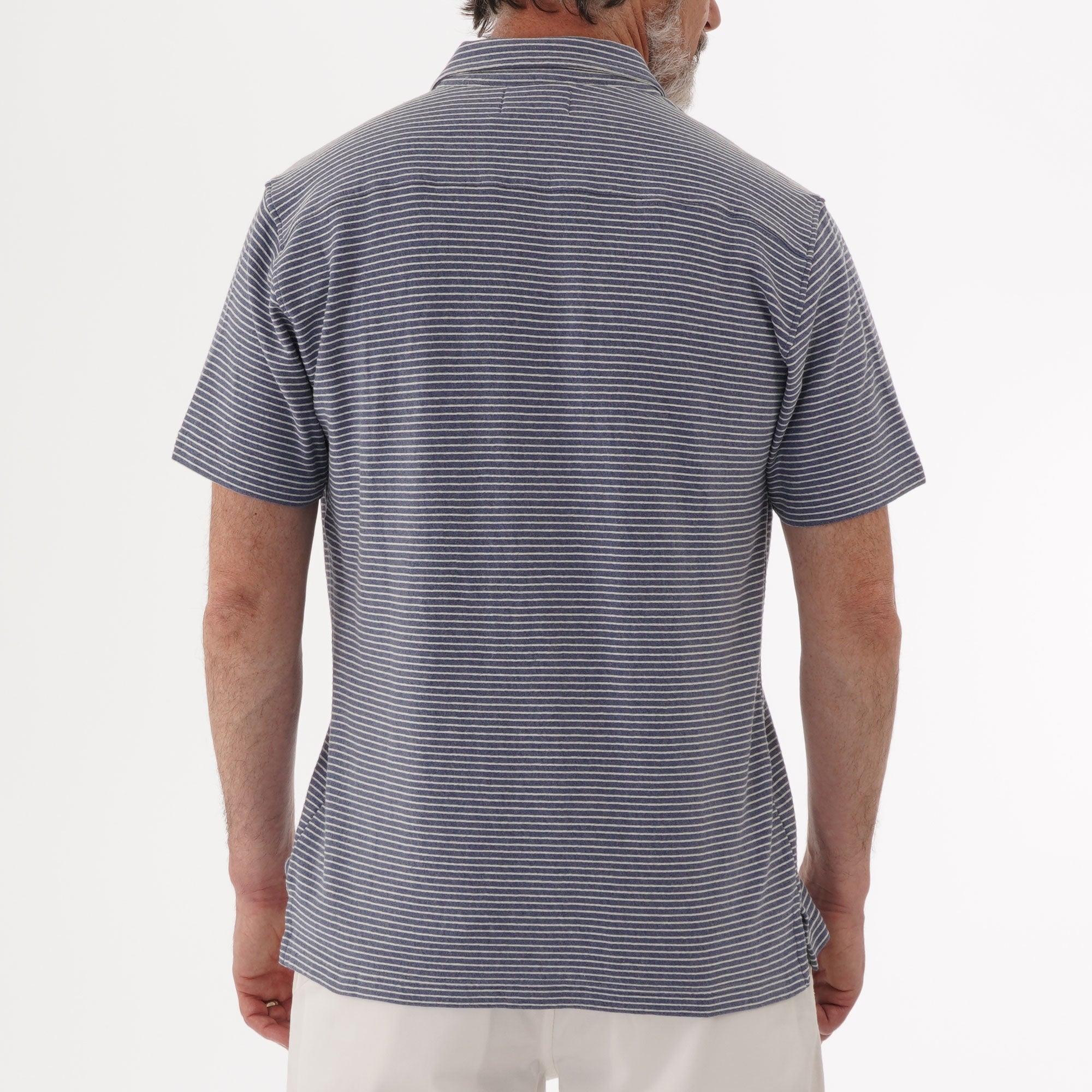 Oliver Spencer Hawaiian Jersey Shirt - Arman Blue