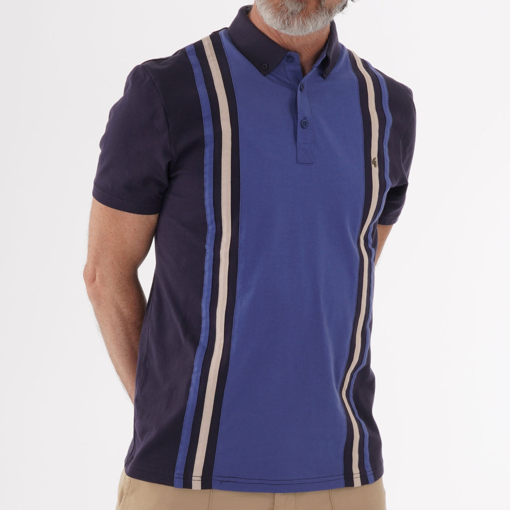 Gabicci Vintage Briar Polo Shirt - Navy