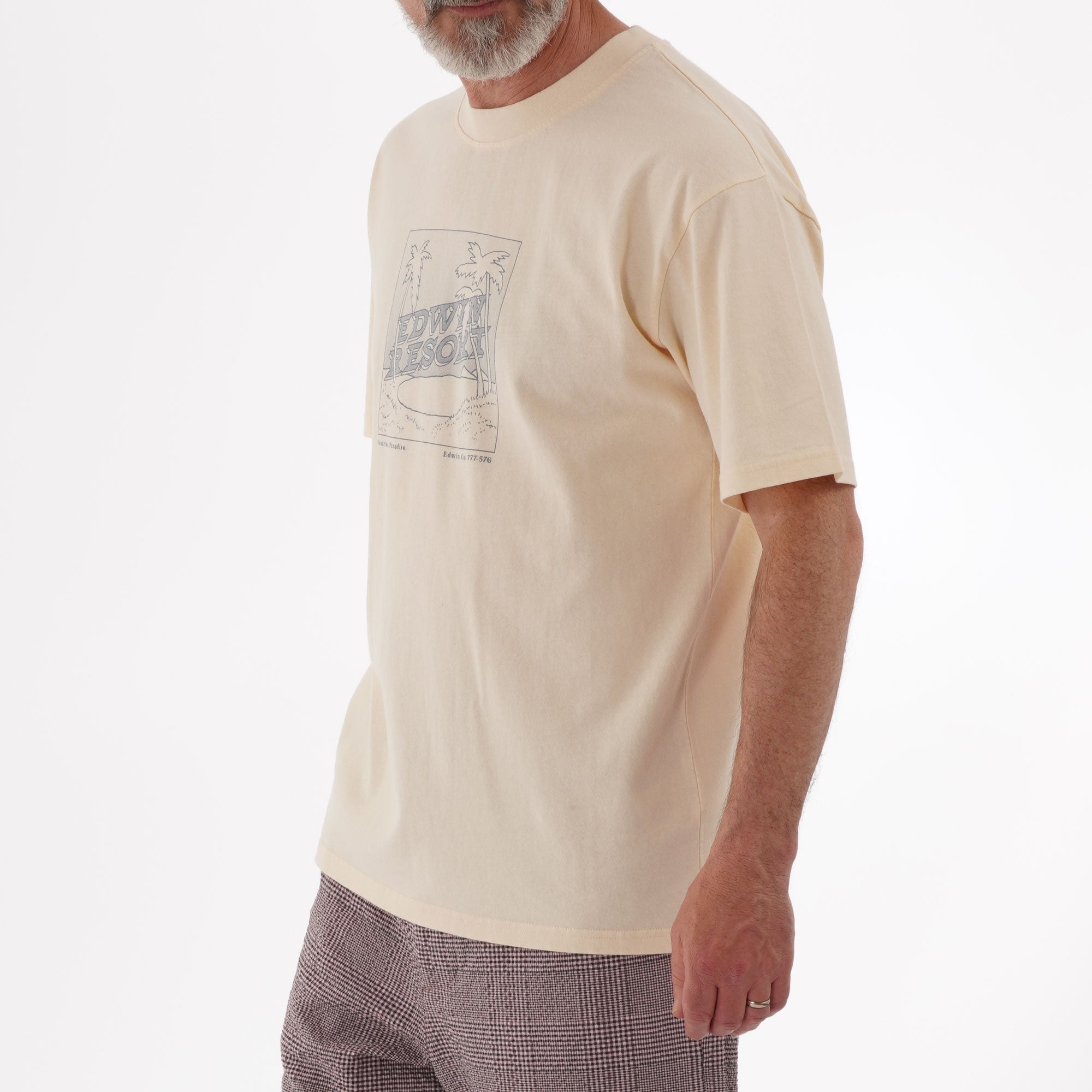 Edwin Resort T-Shirt - Vanilla