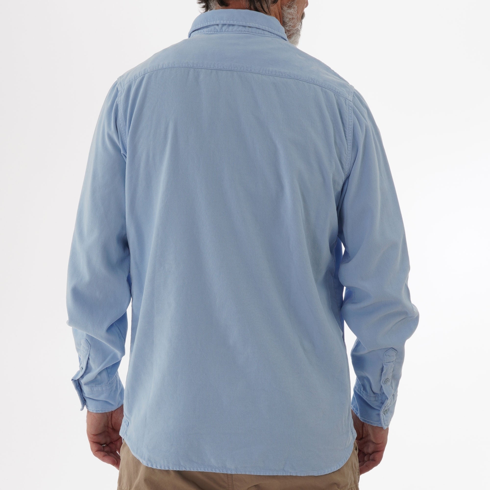 Lois Jeans Thomas Needle Cord Shirt - Bit Of Blue