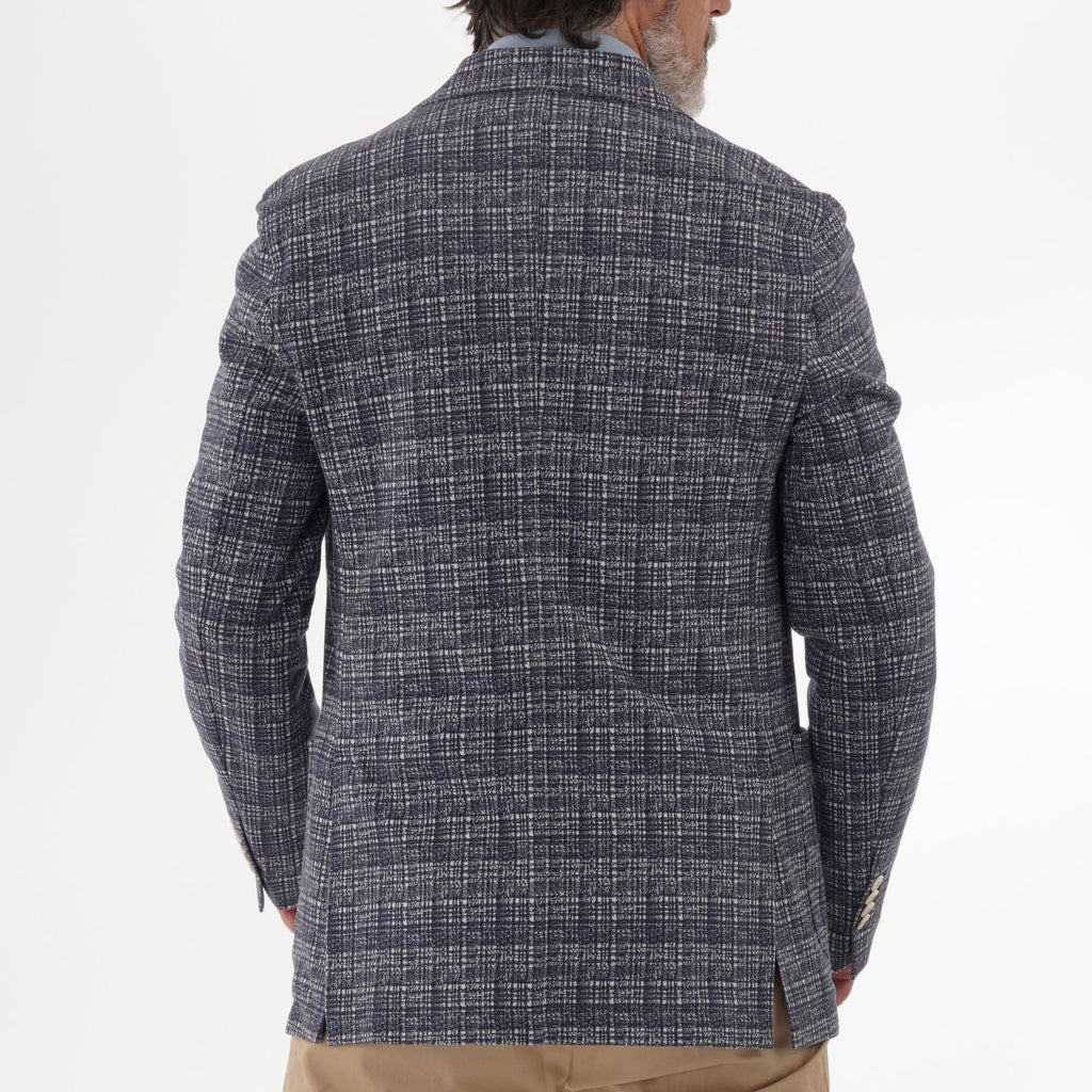 Circolo 1901 Blue & White Checked Blazer