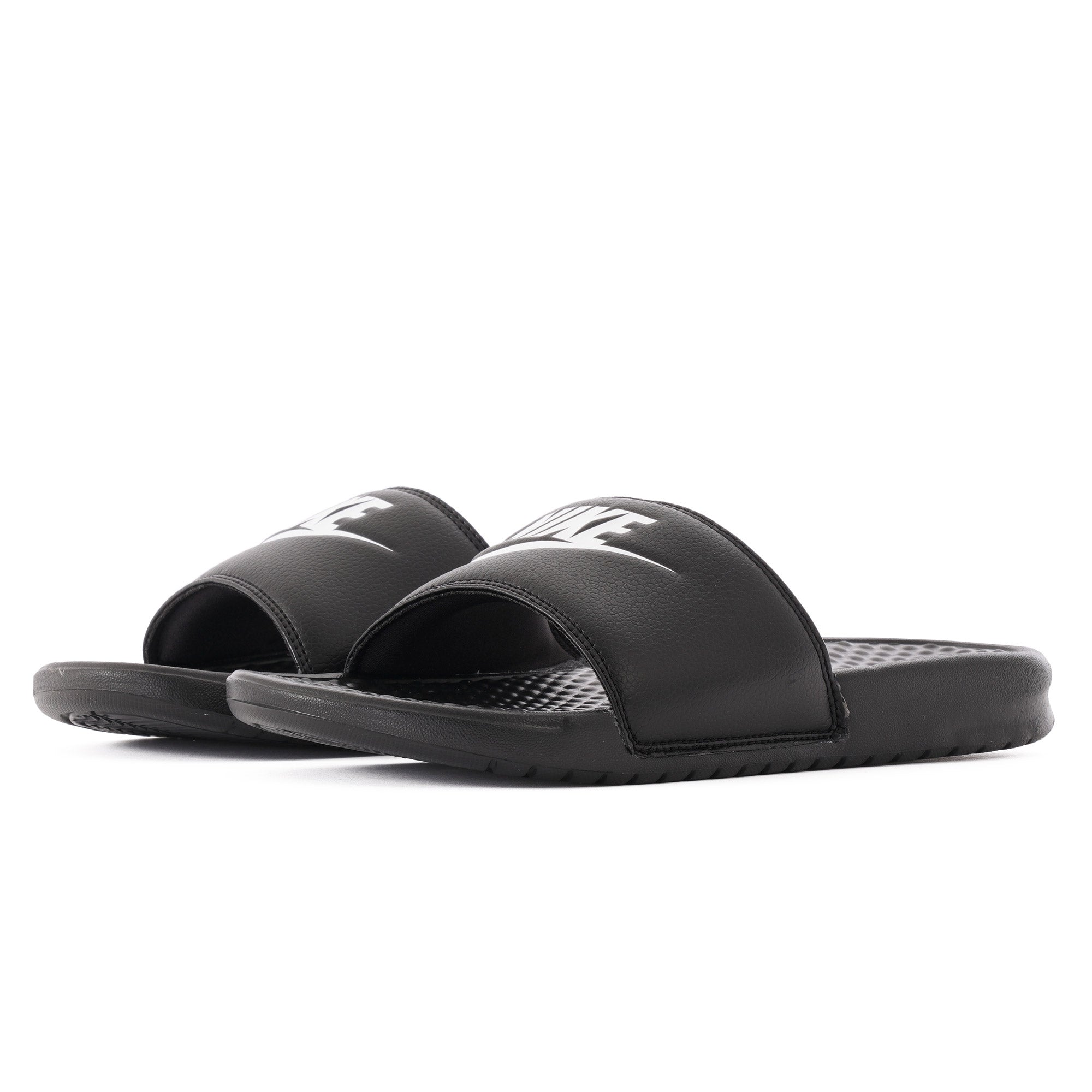 Nike Benassi JDI Slides - Black & White