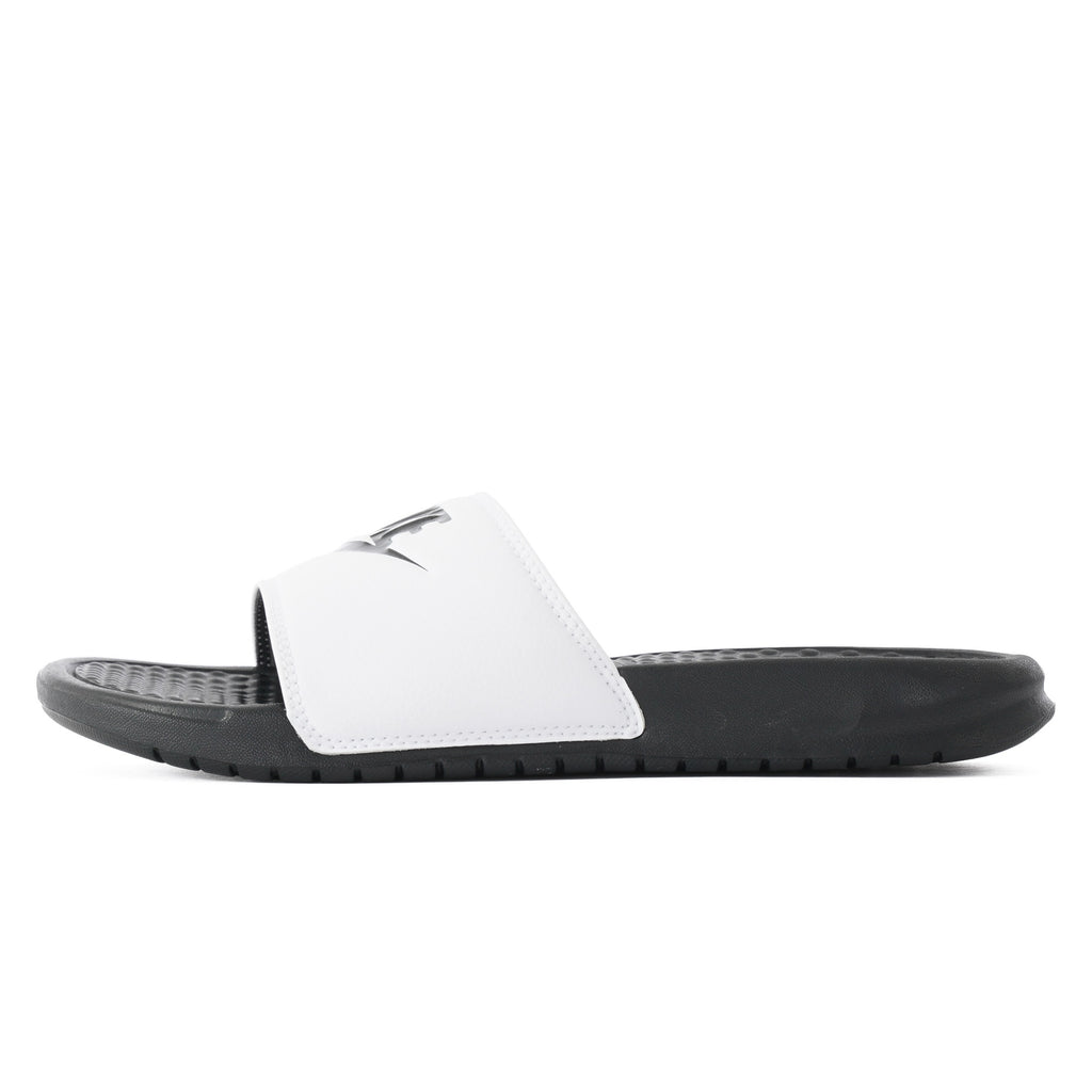 Nike Benassi JDI Sliders - White & Black