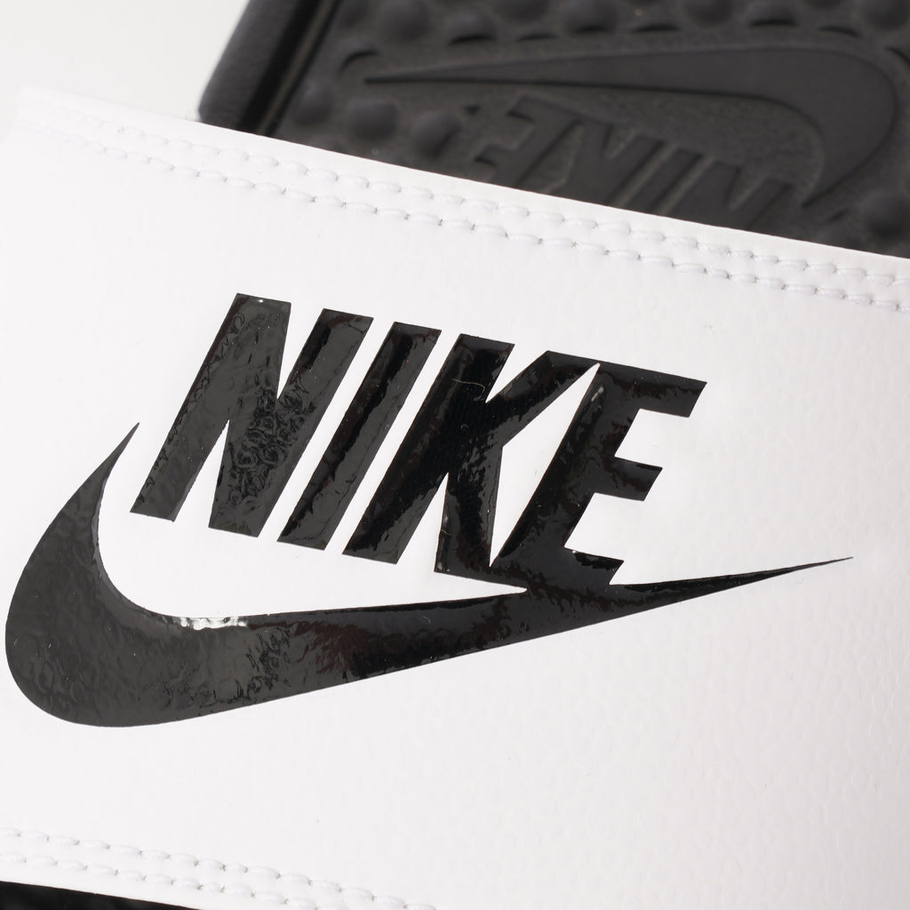 Nike Benassi JDI Sliders - White & Black