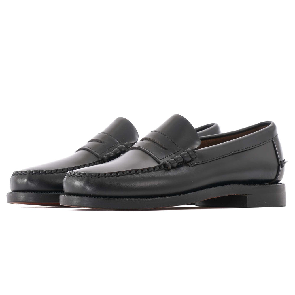 Classic Dan Leather Loafers - Black