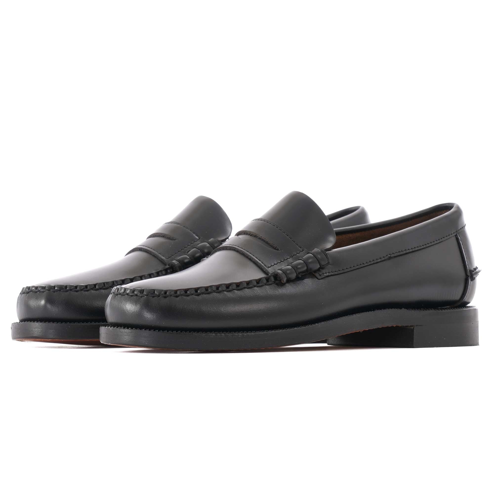 Classic Dan Leather Loafers - Black