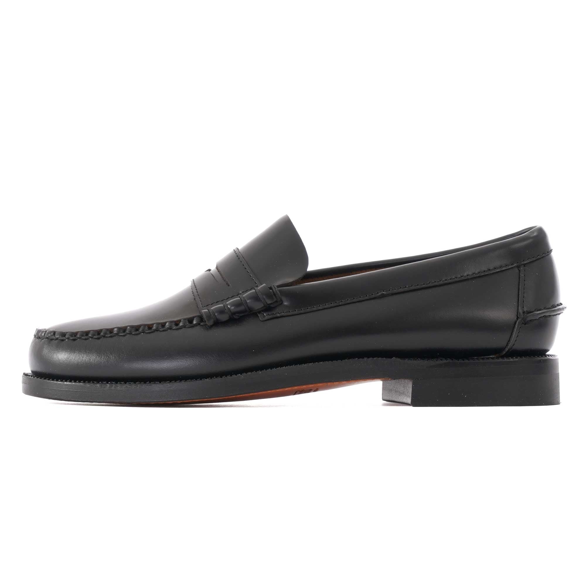 Classic Dan Leather Loafers - Black