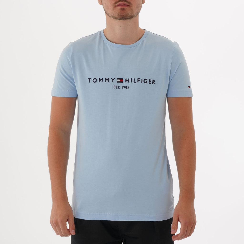 Tommy Hilfiger Logo T-Shirt - Chambray Blue